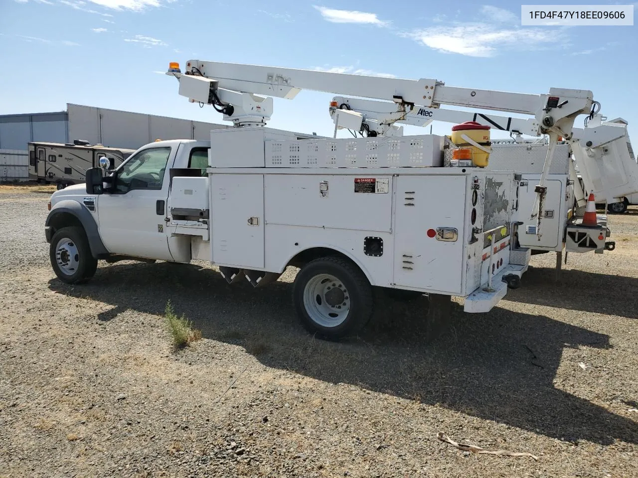 2008 Ford F450 Super Duty VIN: 1FD4F47Y18EE09606 Lot: 52091894