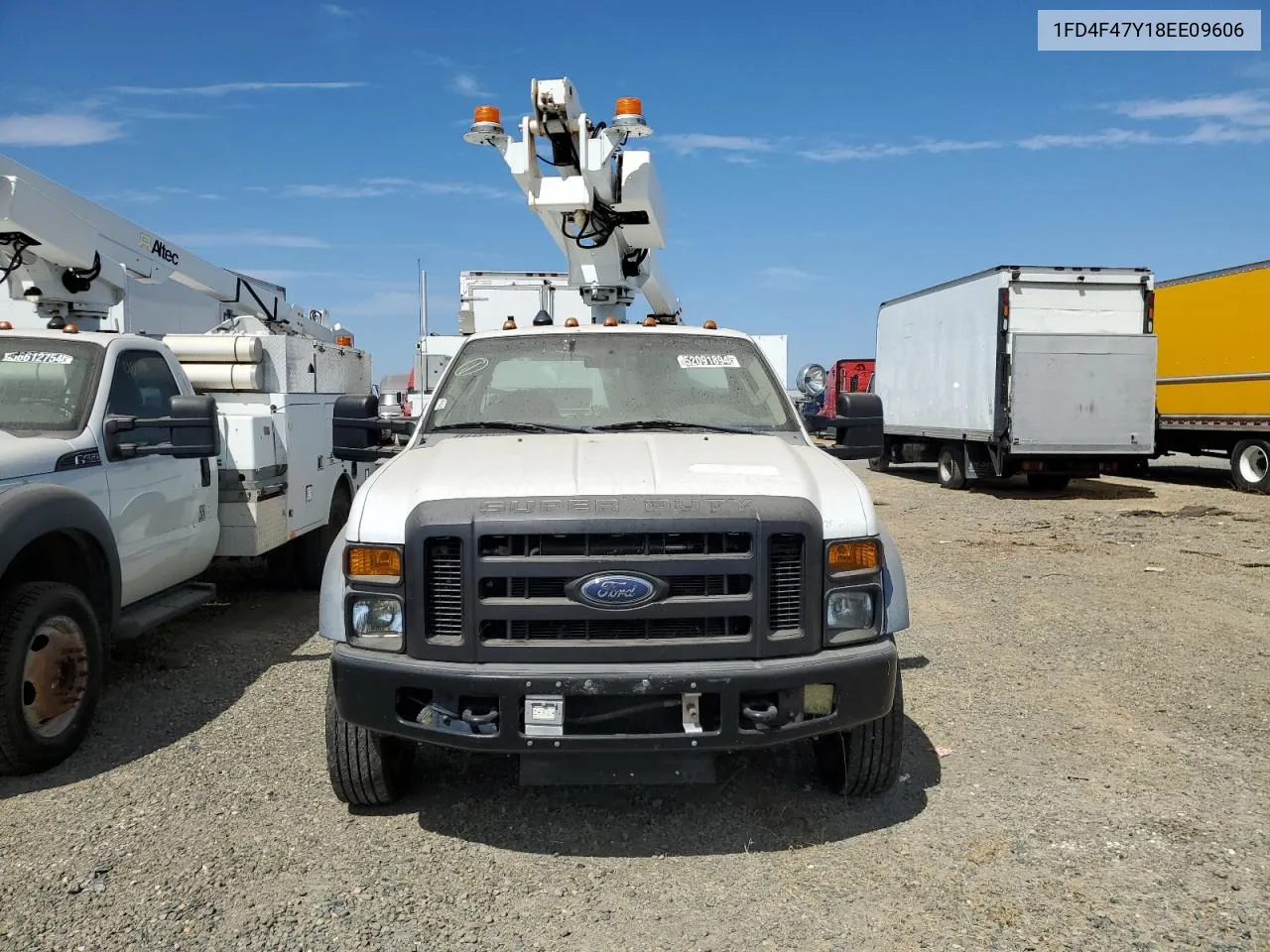 2008 Ford F450 Super Duty VIN: 1FD4F47Y18EE09606 Lot: 52091894