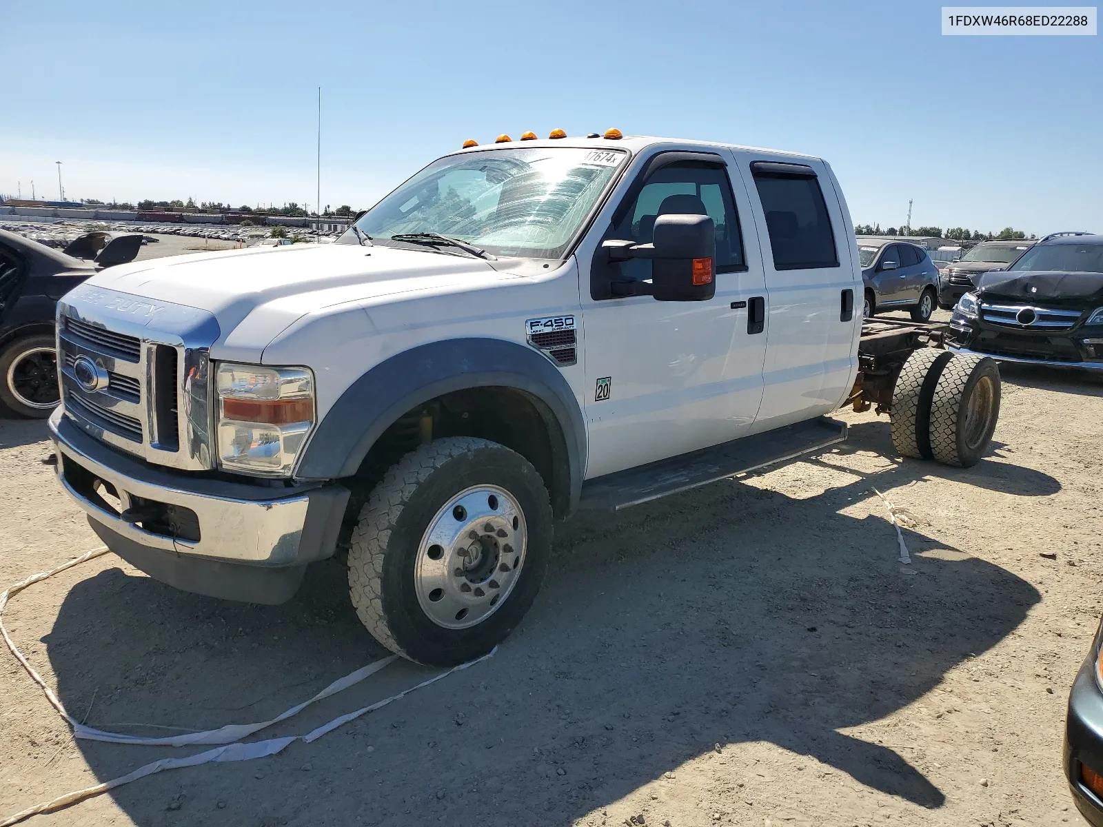 2008 Ford F450 Super Duty VIN: 1FDXW46R68ED22288 Lot: 62947674