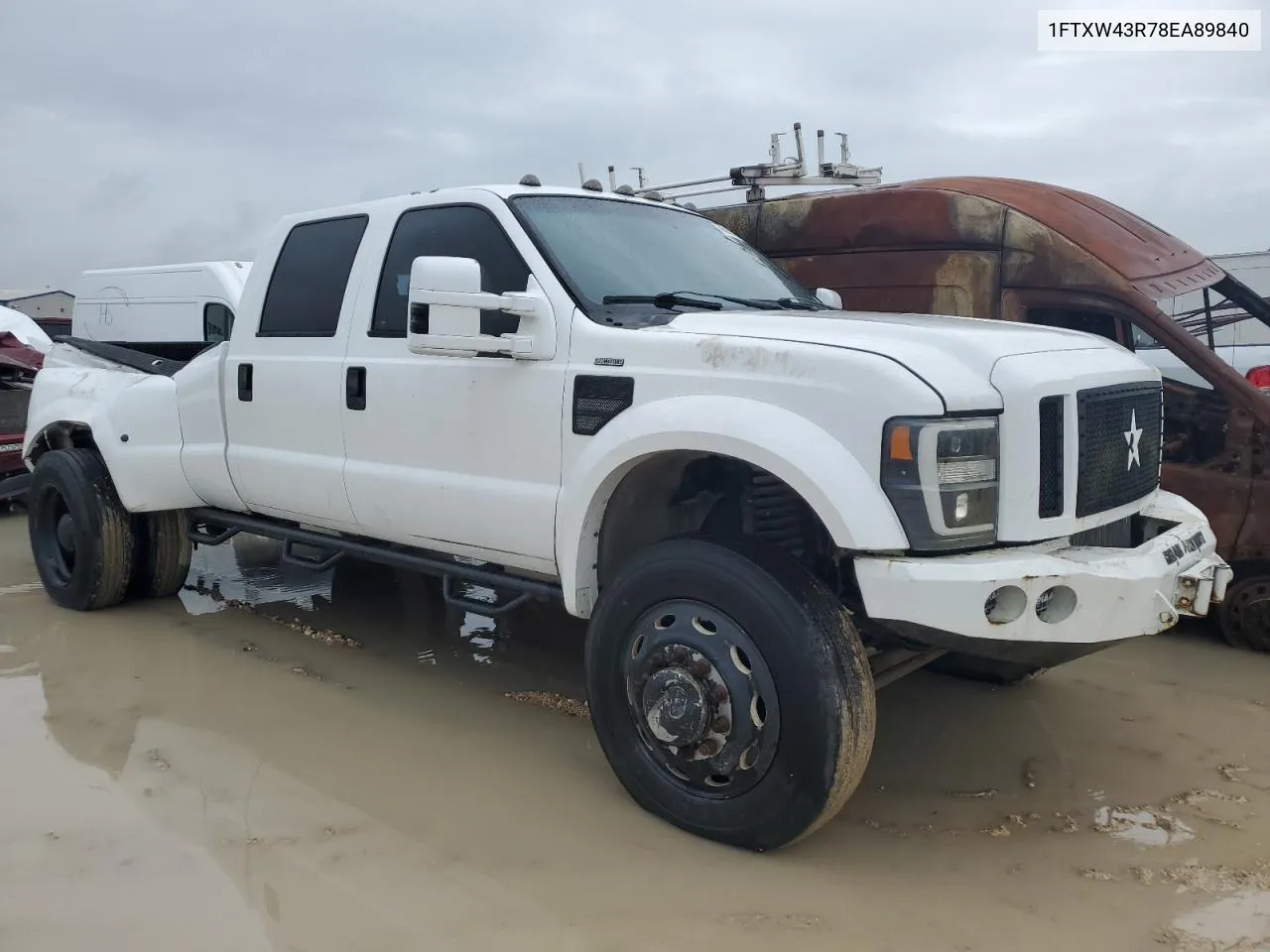 2008 Ford F450 Super Duty VIN: 1FTXW43R78EA89840 Lot: 63875354