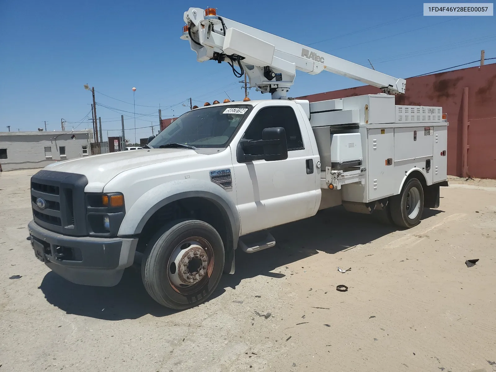 2008 Ford F450 Super Duty VIN: 1FD4F46Y28EE00057 Lot: 63938394