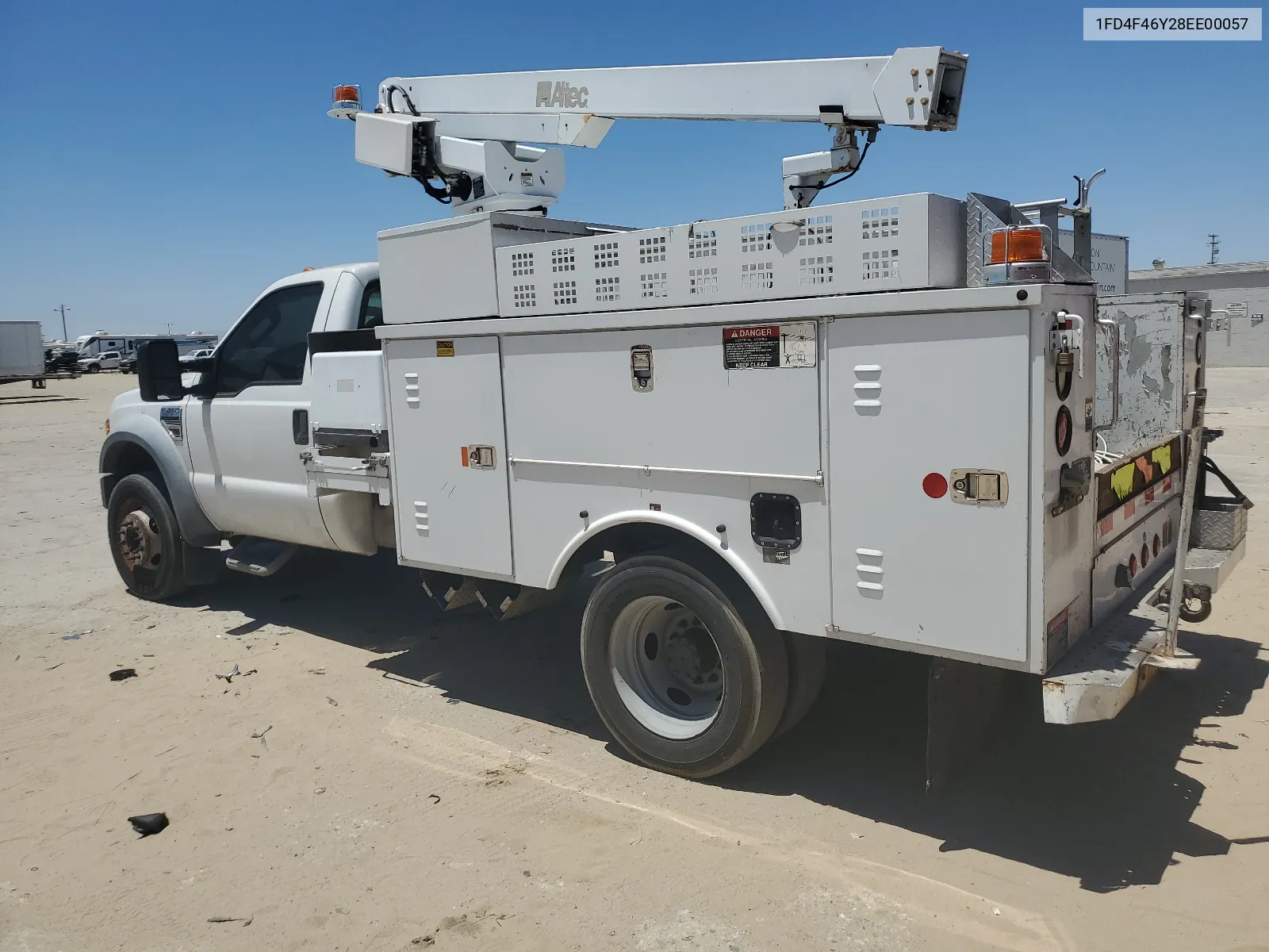 2008 Ford F450 Super Duty VIN: 1FD4F46Y28EE00057 Lot: 63938394