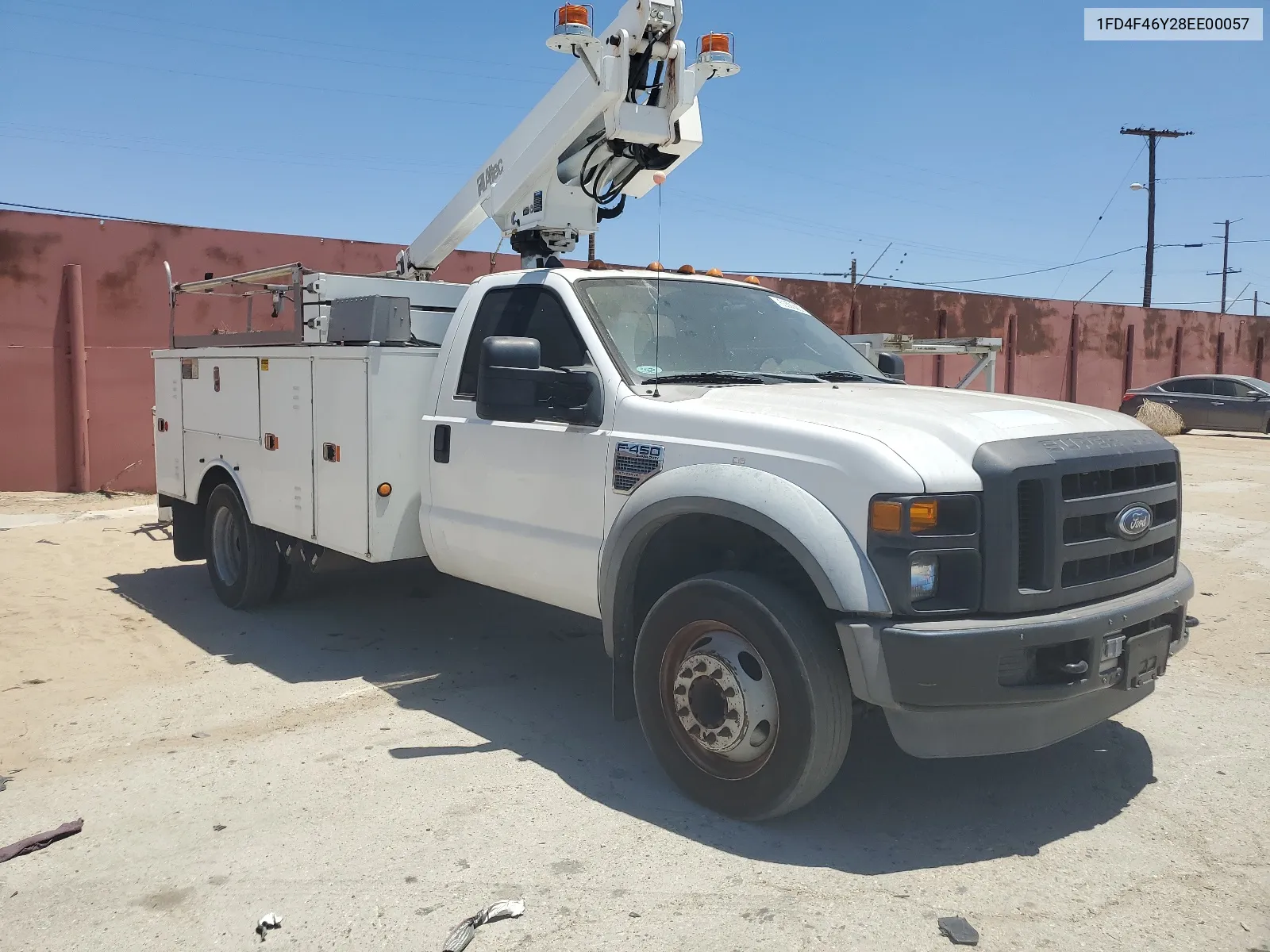 2008 Ford F450 Super Duty VIN: 1FD4F46Y28EE00057 Lot: 63938394