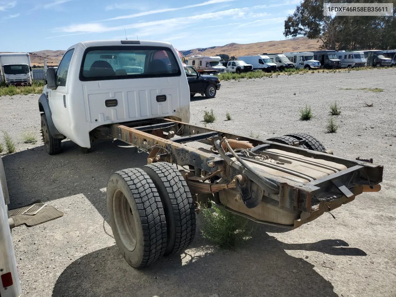 2008 Ford F450 Super Duty VIN: 1FDXF46R58EB35611 Lot: 64618514