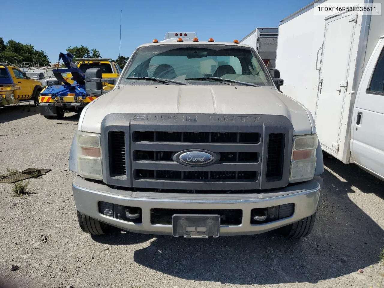 2008 Ford F450 Super Duty VIN: 1FDXF46R58EB35611 Lot: 64618514