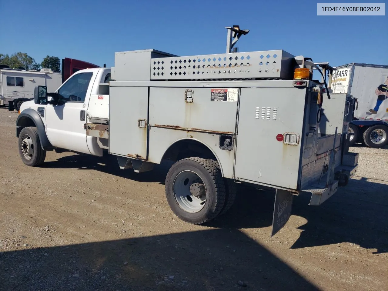 2008 Ford F450 Super Duty VIN: 1FD4F46Y08EB02042 Lot: 66108714