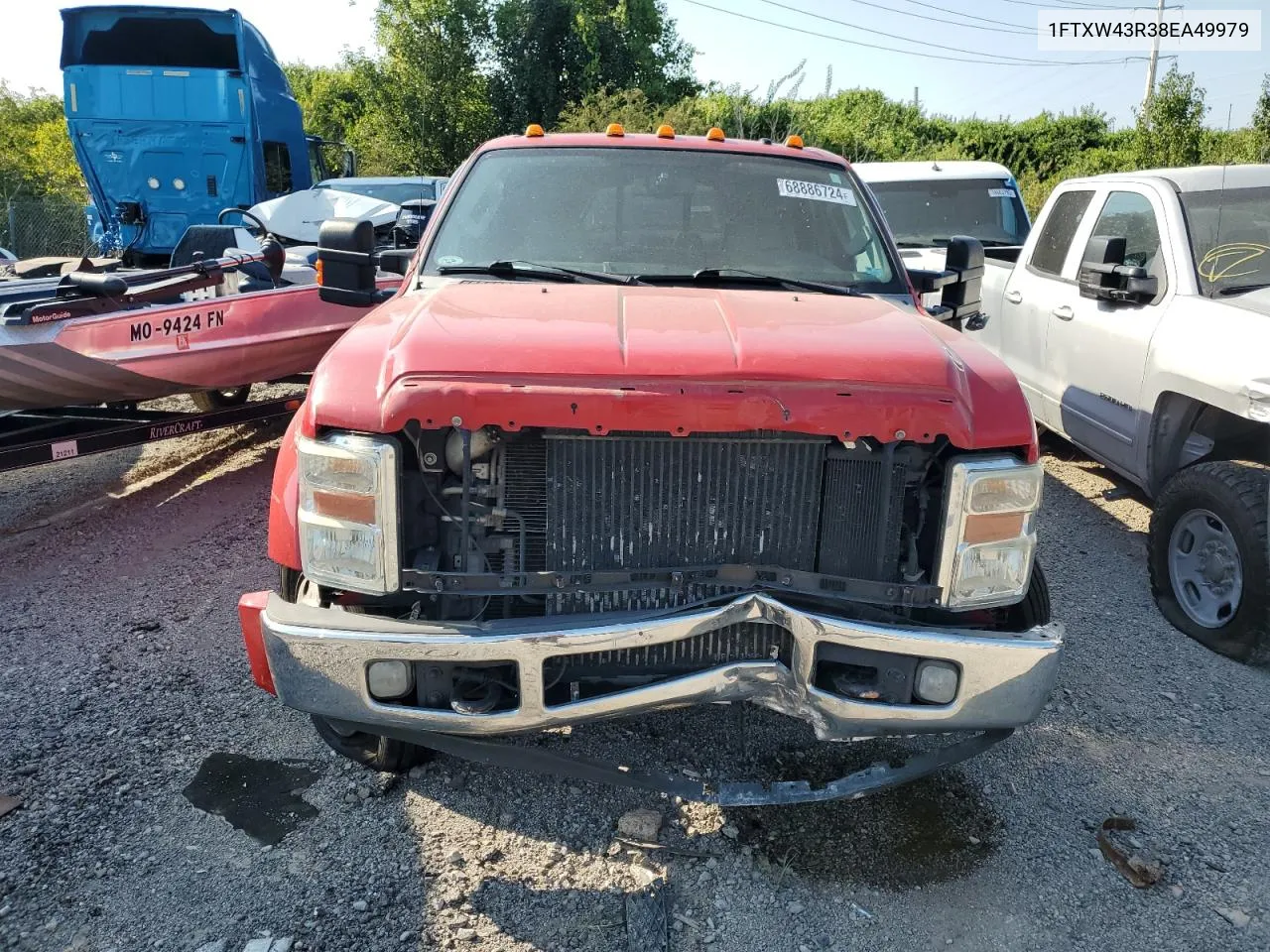 2008 Ford F450 Super Duty VIN: 1FTXW43R38EA49979 Lot: 68886724