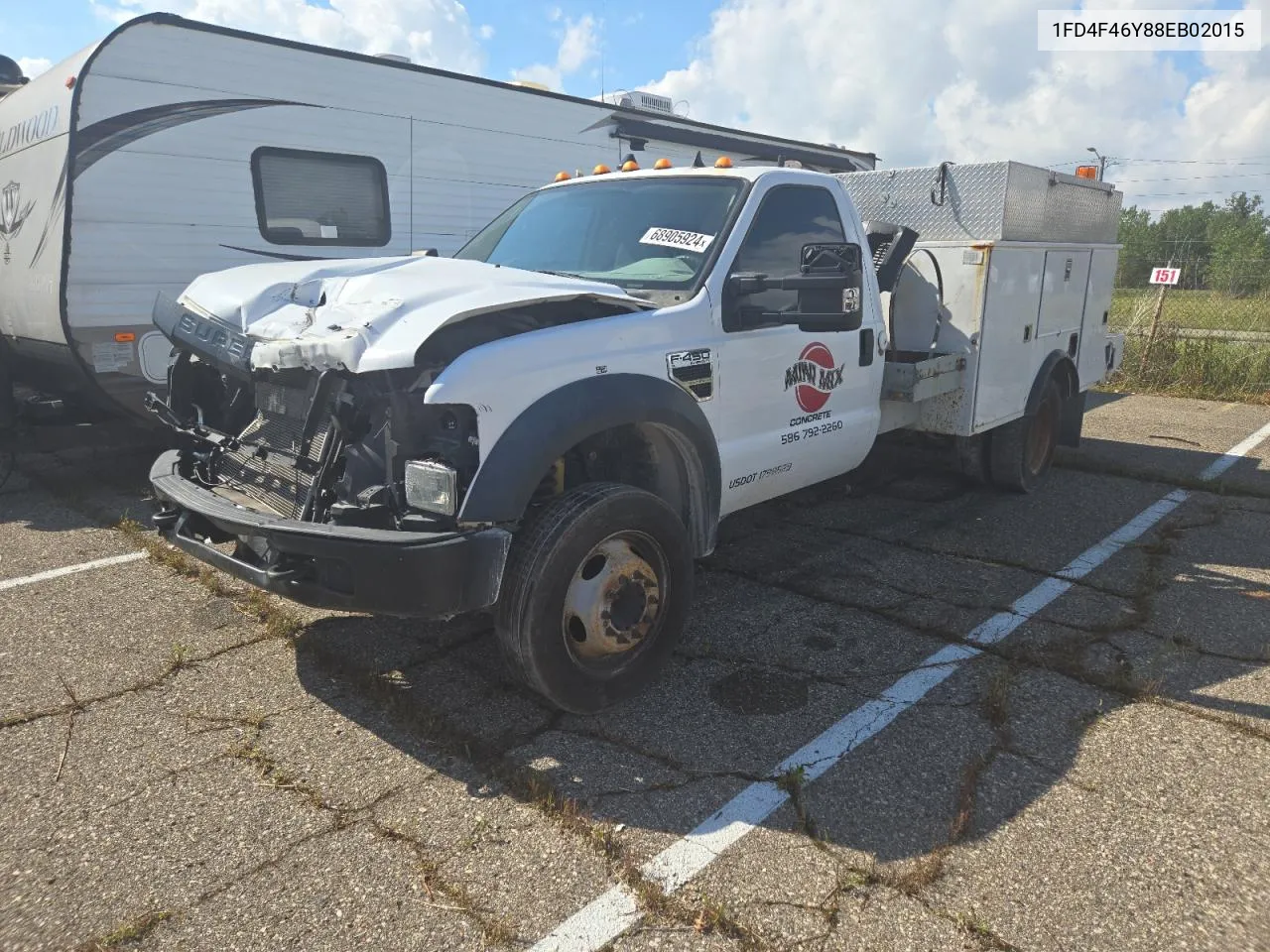 1FD4F46Y88EB02015 2008 Ford F450 Super Duty