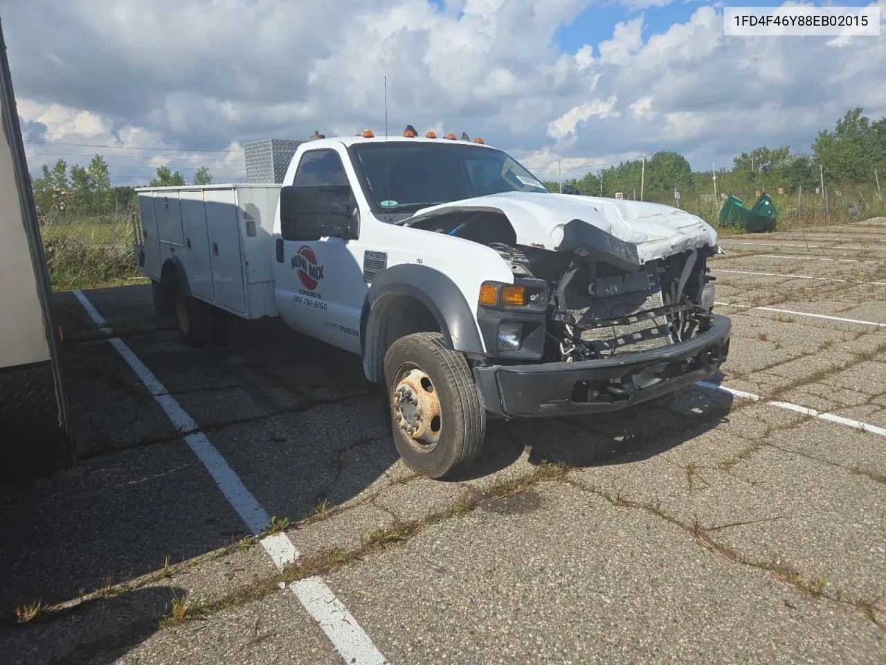 2008 Ford F450 Super Duty VIN: 1FD4F46Y88EB02015 Lot: 68905924