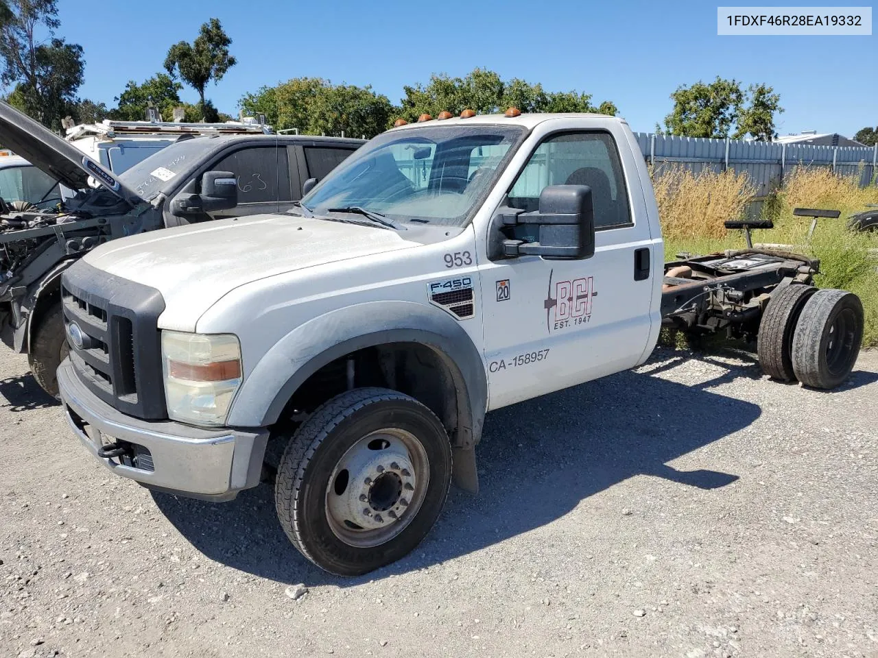 1FDXF46R28EA19332 2008 Ford F450 Super Duty