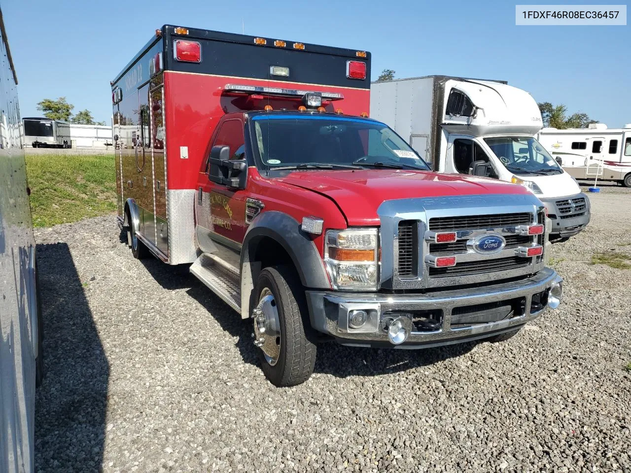 2008 Ford F450 Super Duty VIN: 1FDXF46R08EC36457 Lot: 70569784