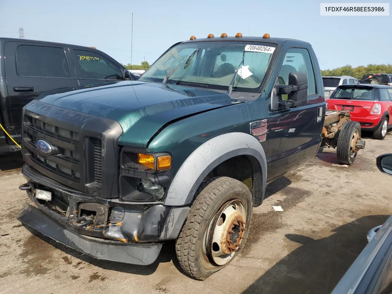 2008 Ford F450 Super Duty VIN: 1FDXF46R58EE53986 Lot: 70840264