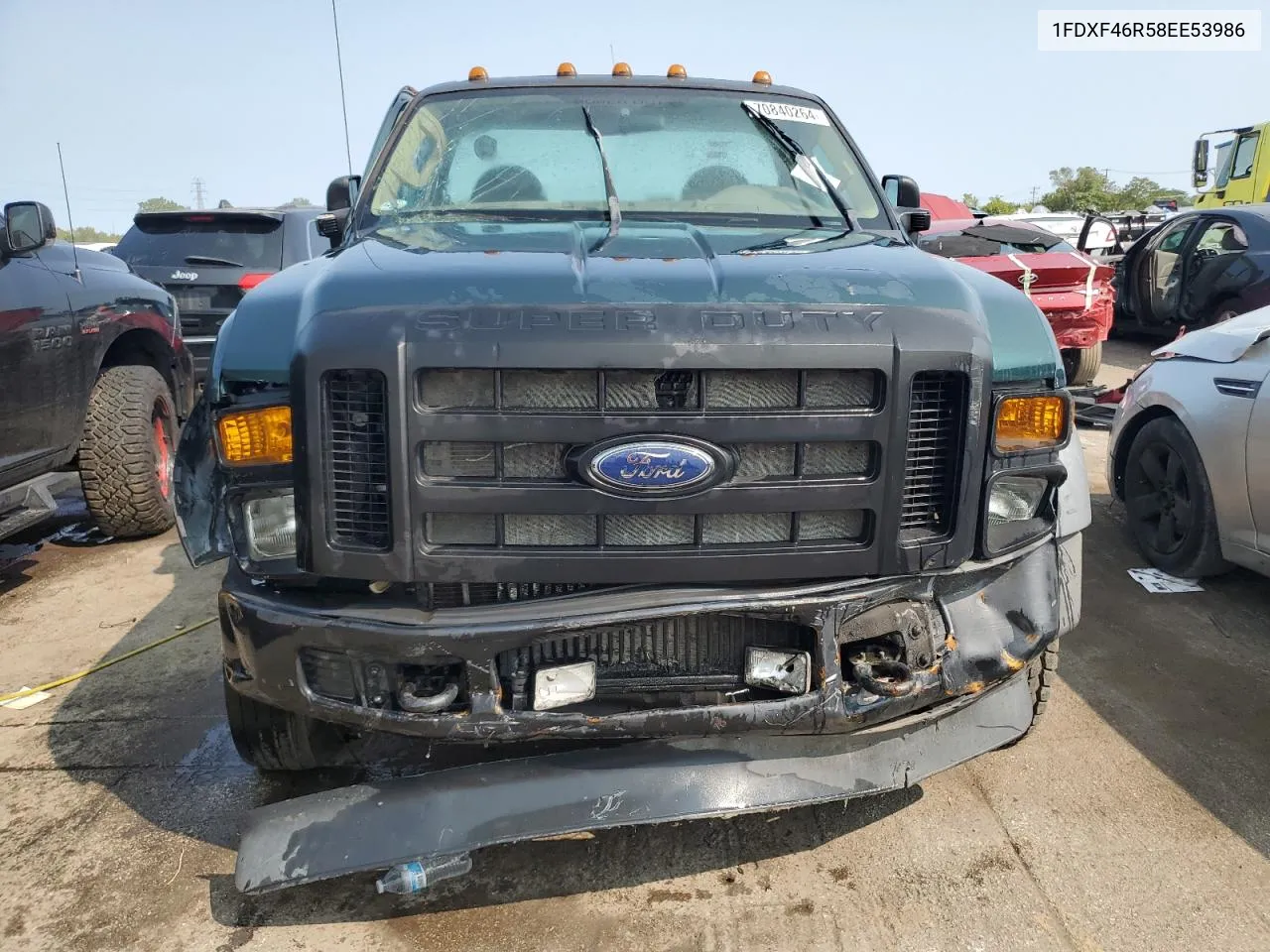 2008 Ford F450 Super Duty VIN: 1FDXF46R58EE53986 Lot: 70840264