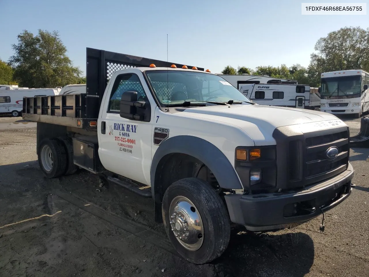 2008 Ford F450 Super Duty VIN: 1FDXF46R68EA56755 Lot: 71237794