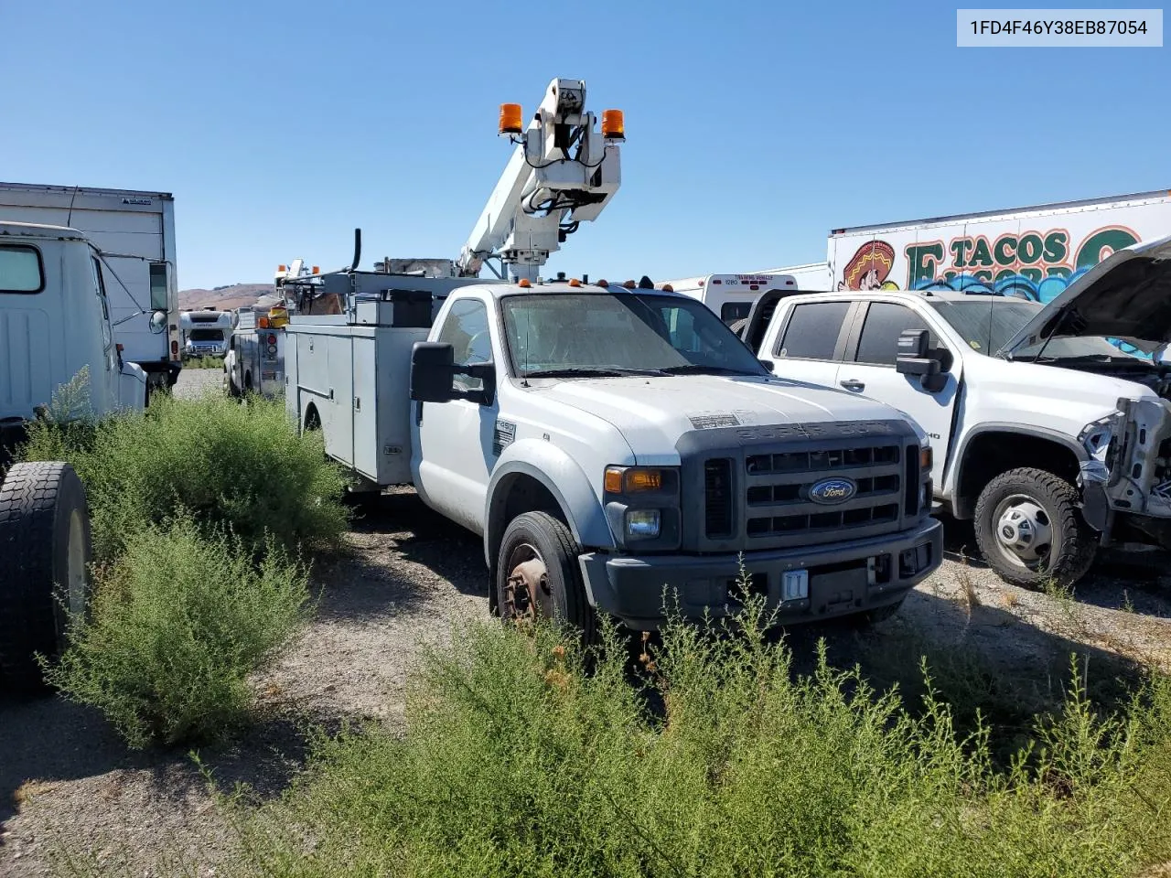 2008 Ford F450 Super Duty VIN: 1FD4F46Y38EB87054 Lot: 72054084