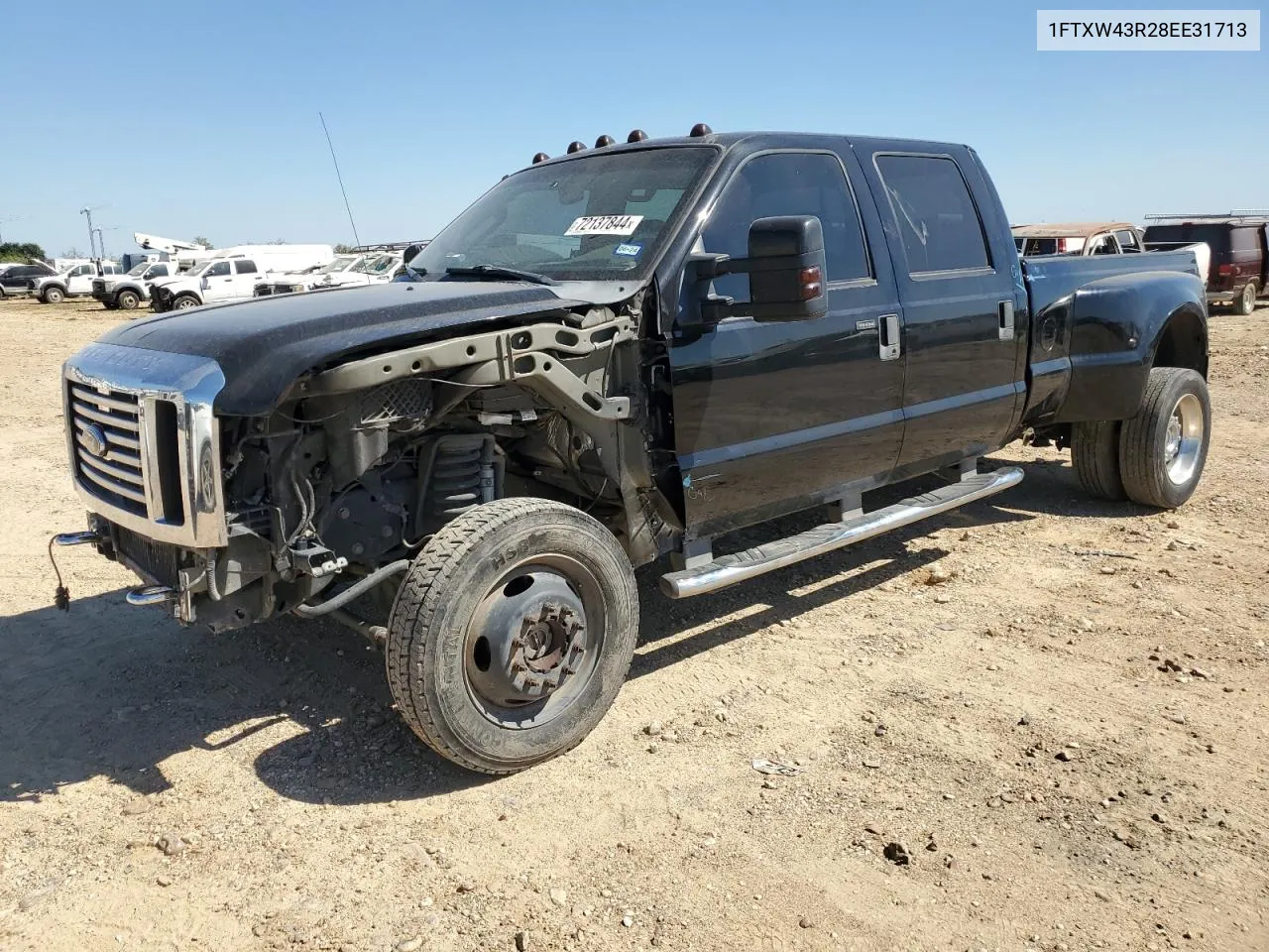 2008 Ford F450 Super Duty VIN: 1FTXW43R28EE31713 Lot: 72137844