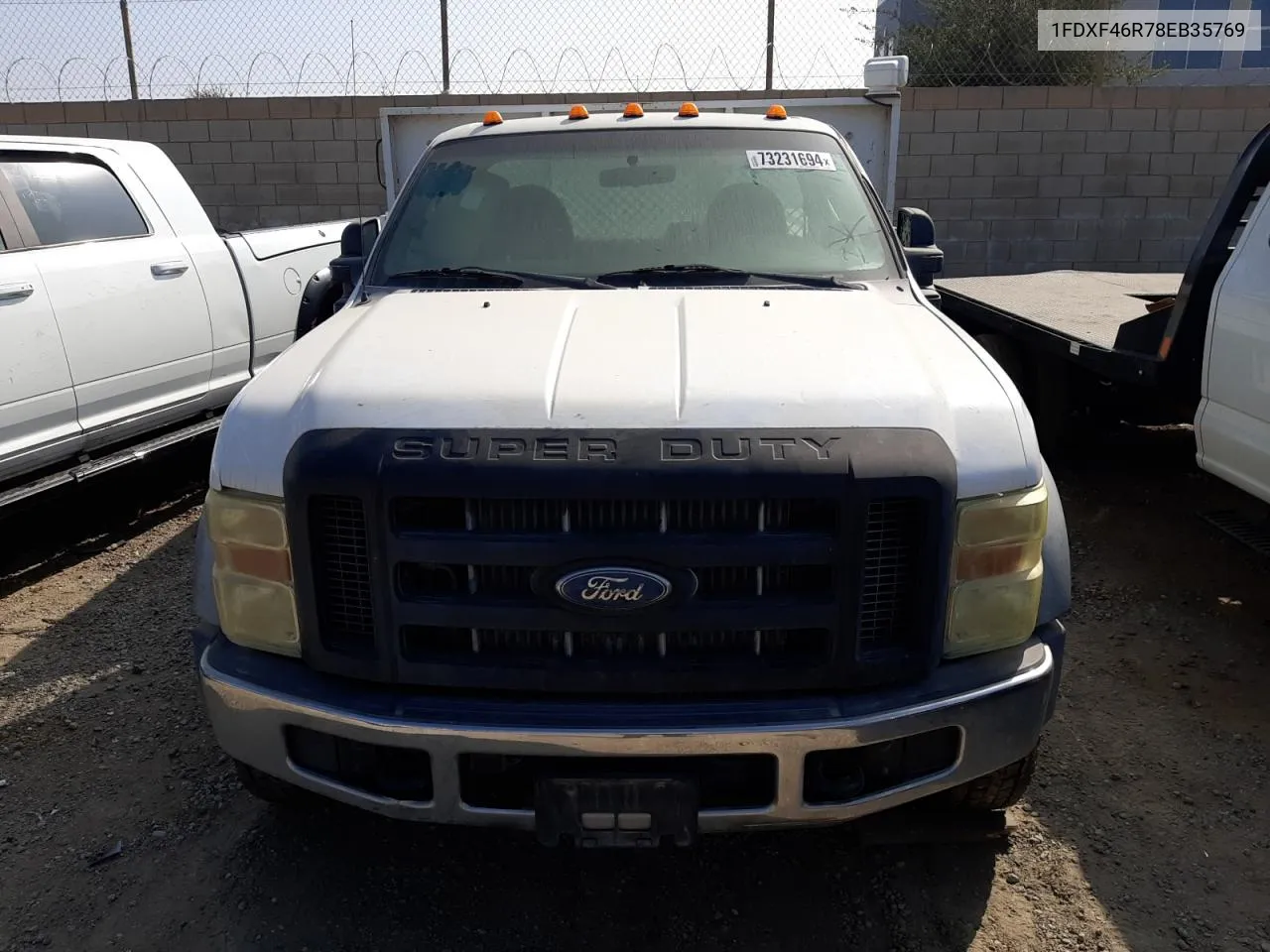 2008 Ford F450 Super Duty VIN: 1FDXF46R78EB35769 Lot: 73231694