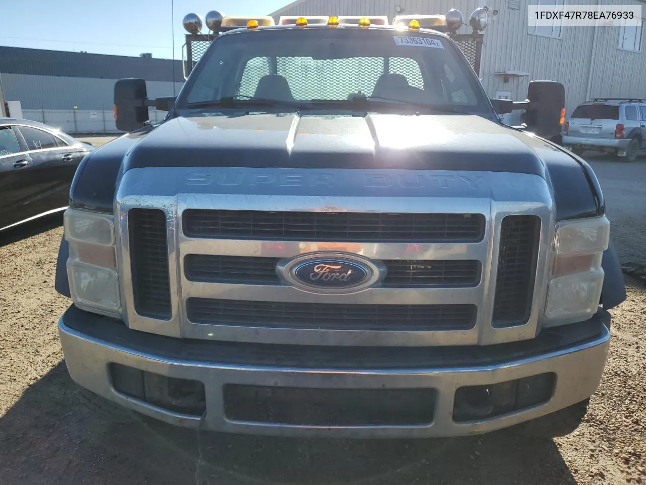 2008 Ford F450 Super Duty VIN: 1FDXF47R78EA76933 Lot: 73363104