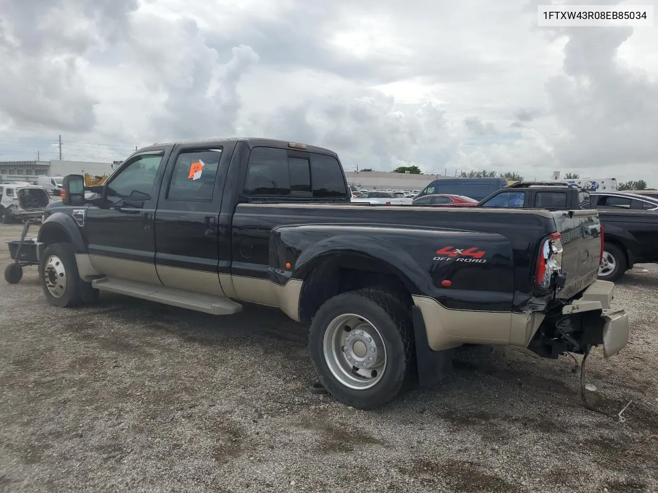 2008 Ford F450 Super Duty VIN: 1FTXW43R08EB85034 Lot: 74573654