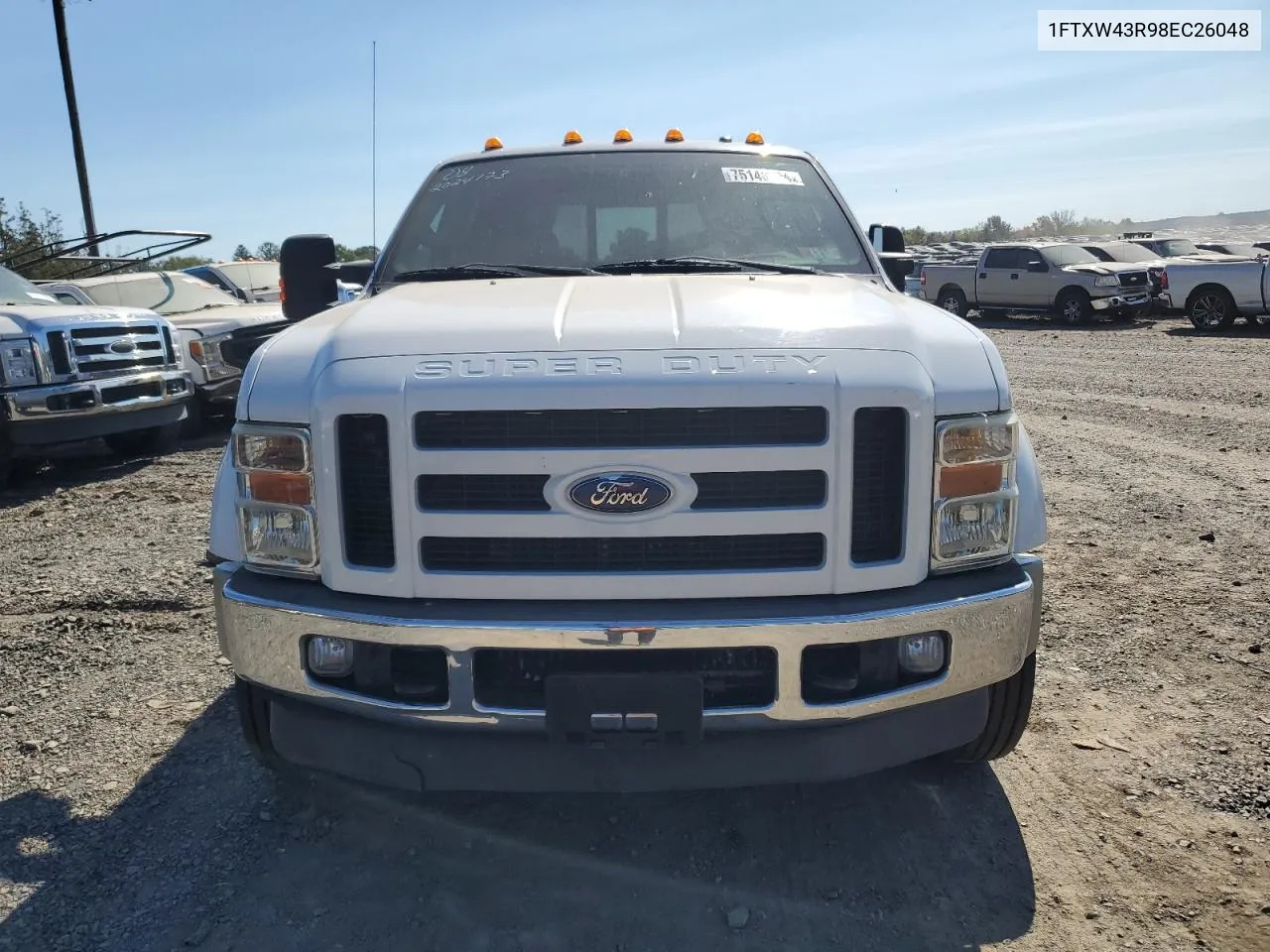 2008 Ford F450 Super Duty VIN: 1FTXW43R98EC26048 Lot: 75148294