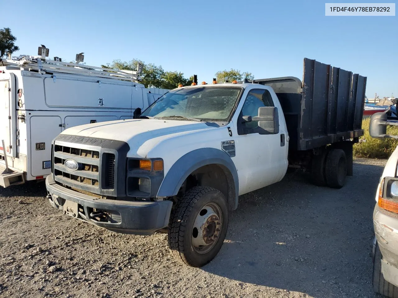 2008 Ford F450 Super Duty VIN: 1FD4F46Y78EB78292 Lot: 75560264