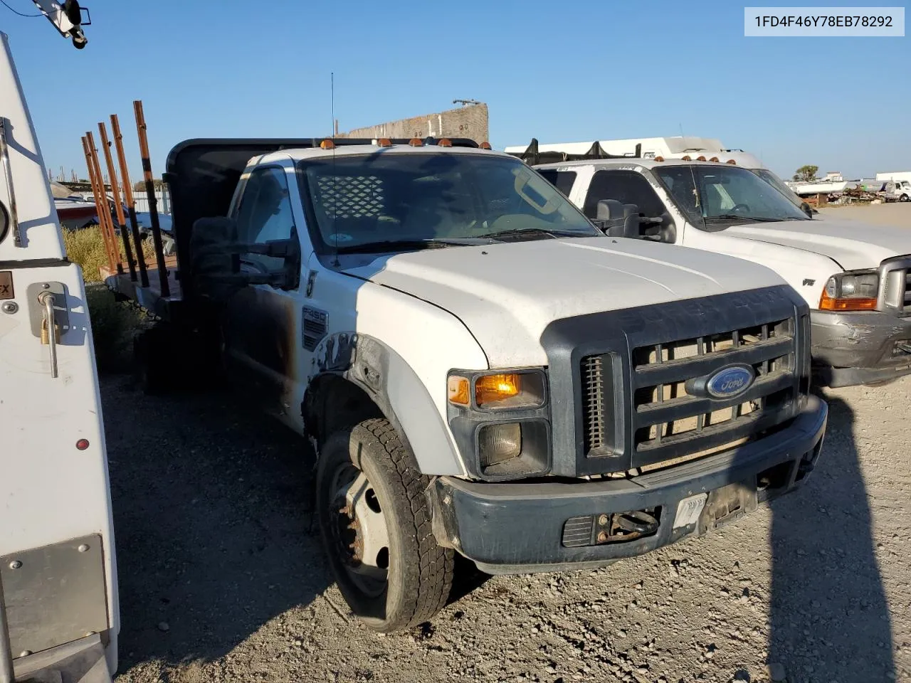 2008 Ford F450 Super Duty VIN: 1FD4F46Y78EB78292 Lot: 75560264