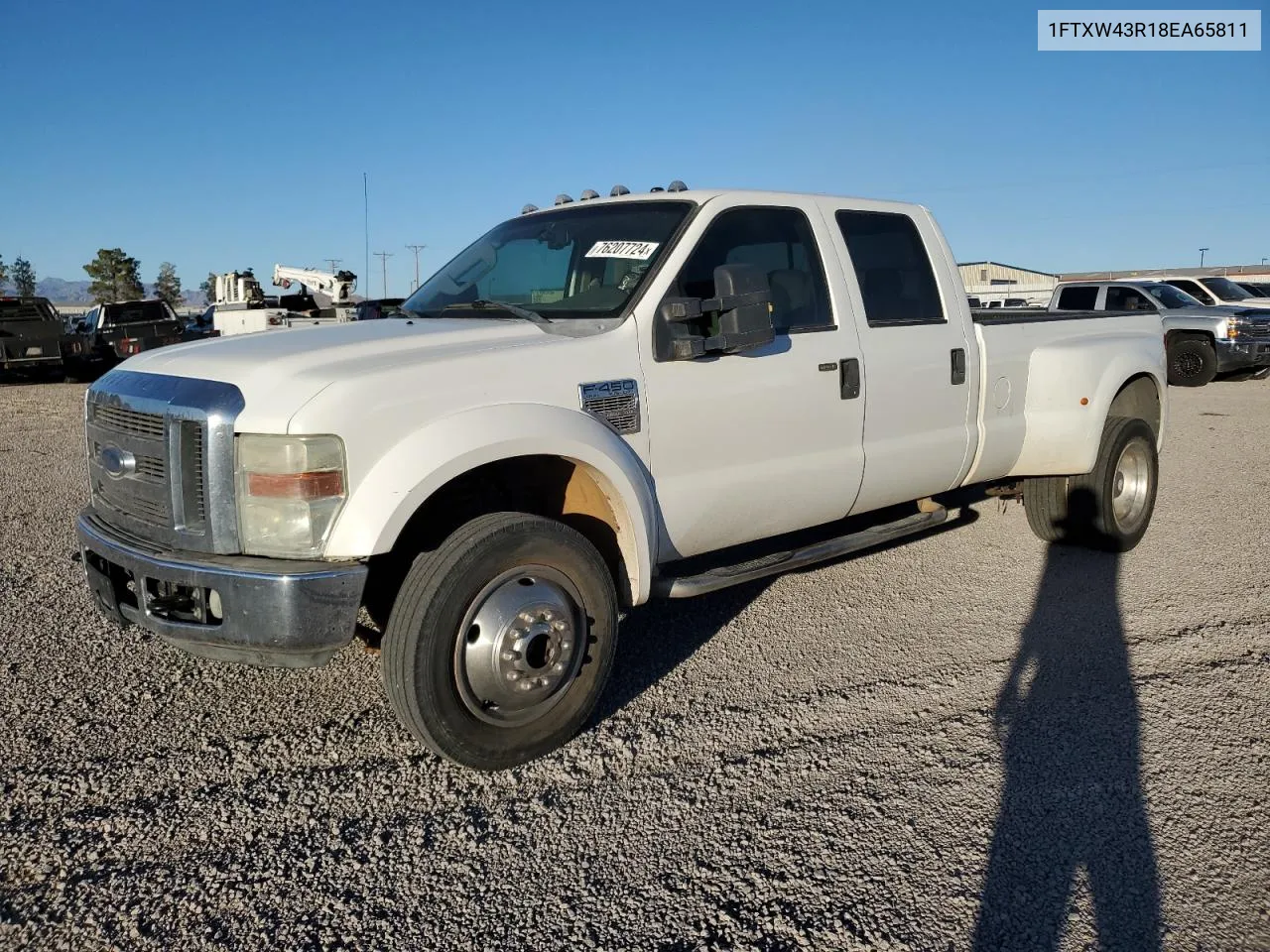 2008 Ford F450 Super Duty VIN: 1FTXW43R18EA65811 Lot: 76207724