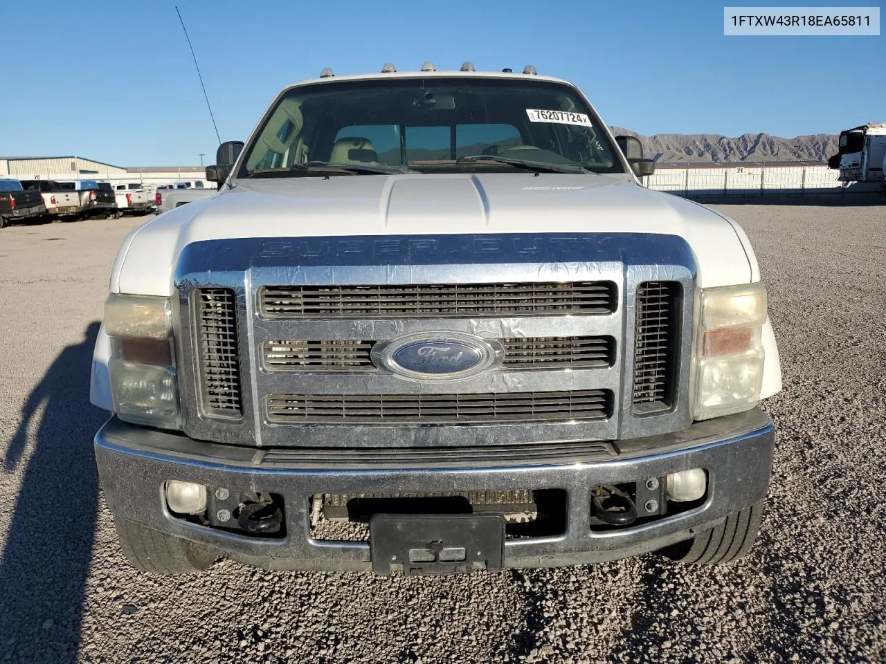 2008 Ford F450 Super Duty VIN: 1FTXW43R18EA65811 Lot: 76207724