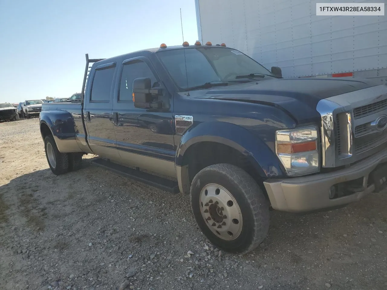 2008 Ford F450 Super Duty VIN: 1FTXW43R28EA58334 Lot: 76755994