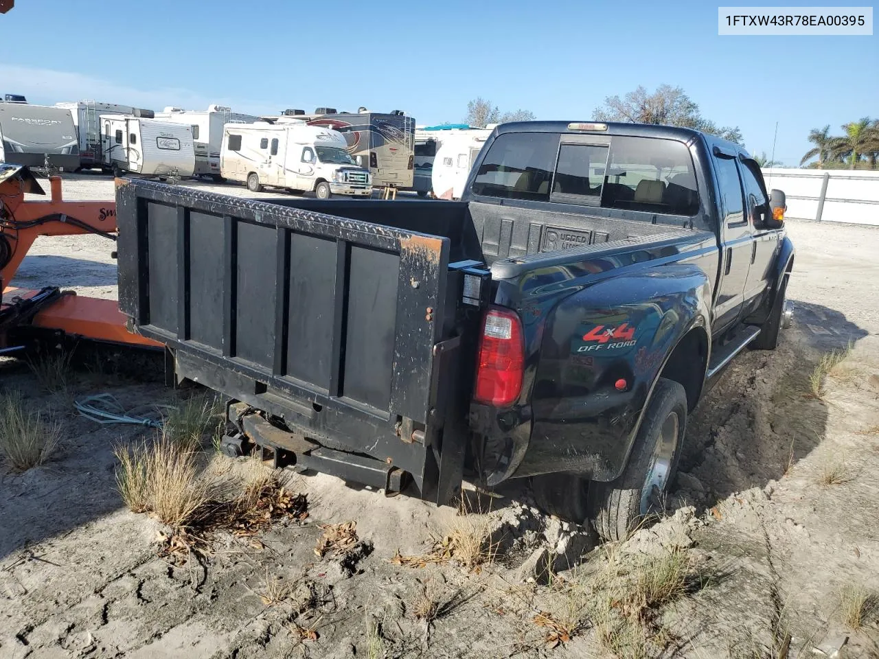 2008 Ford F450 Super Duty VIN: 1FTXW43R78EA00395 Lot: 77092114