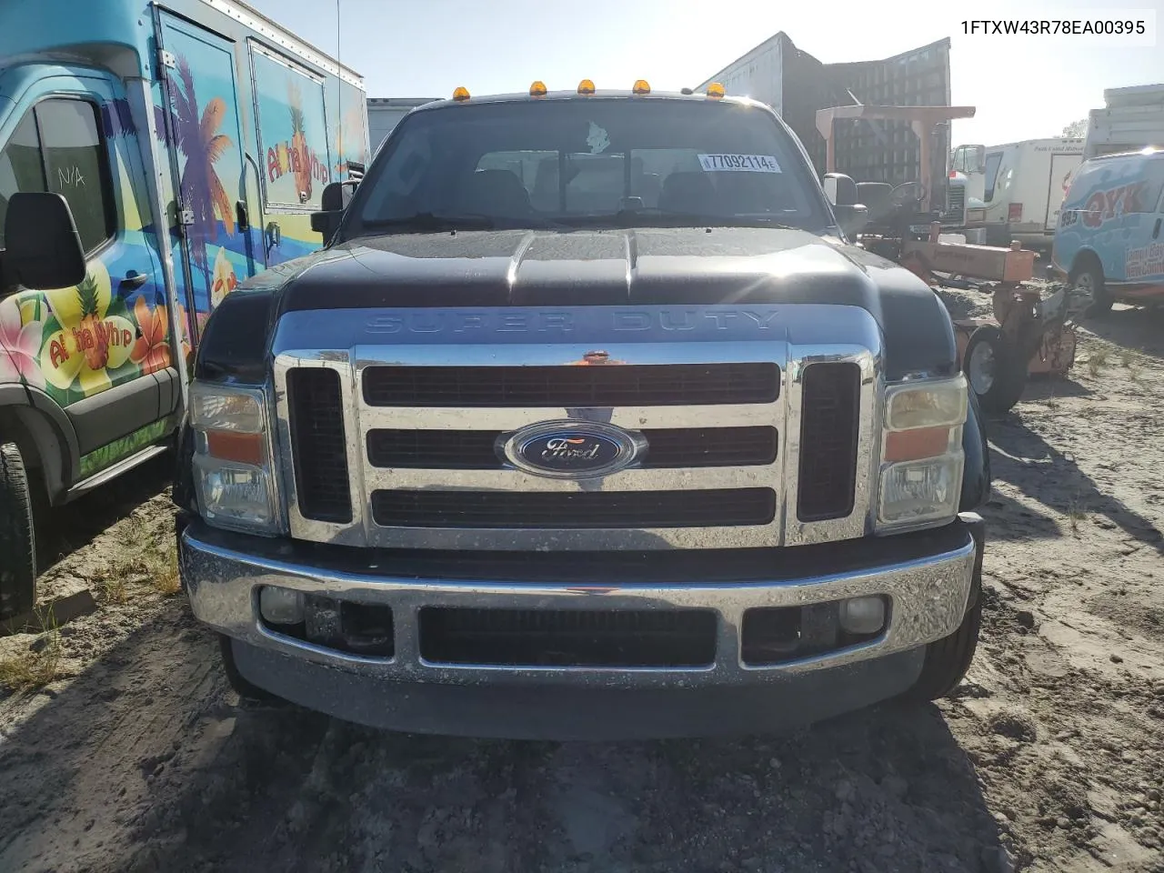 2008 Ford F450 Super Duty VIN: 1FTXW43R78EA00395 Lot: 77092114