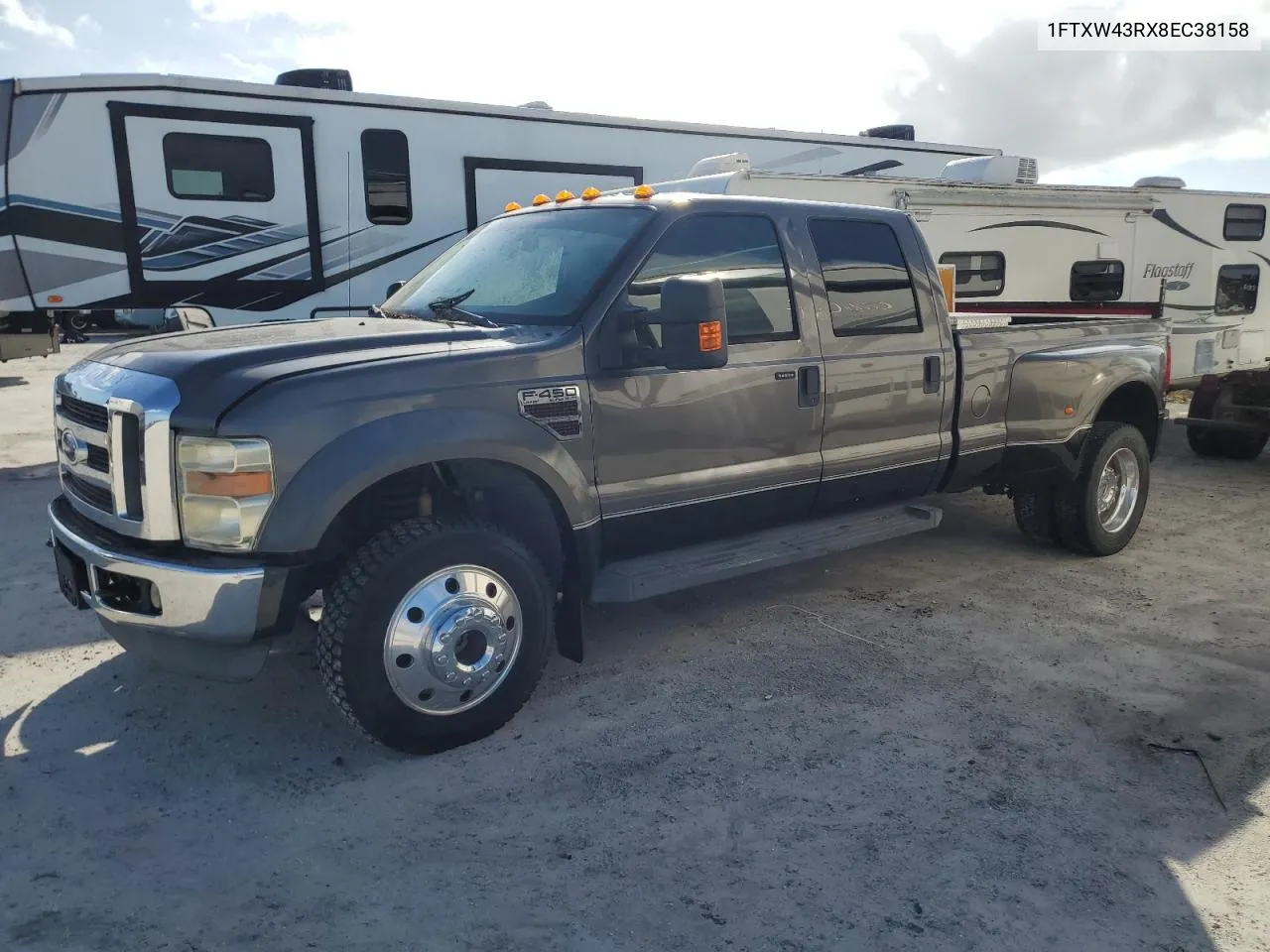 2008 Ford F450 Super Duty VIN: 1FTXW43RX8EC38158 Lot: 77105804