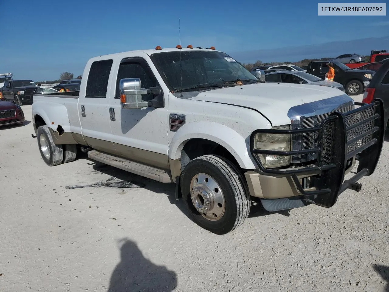 2008 Ford F450 Super Duty VIN: 1FTXW43R48EA07692 Lot: 77130674