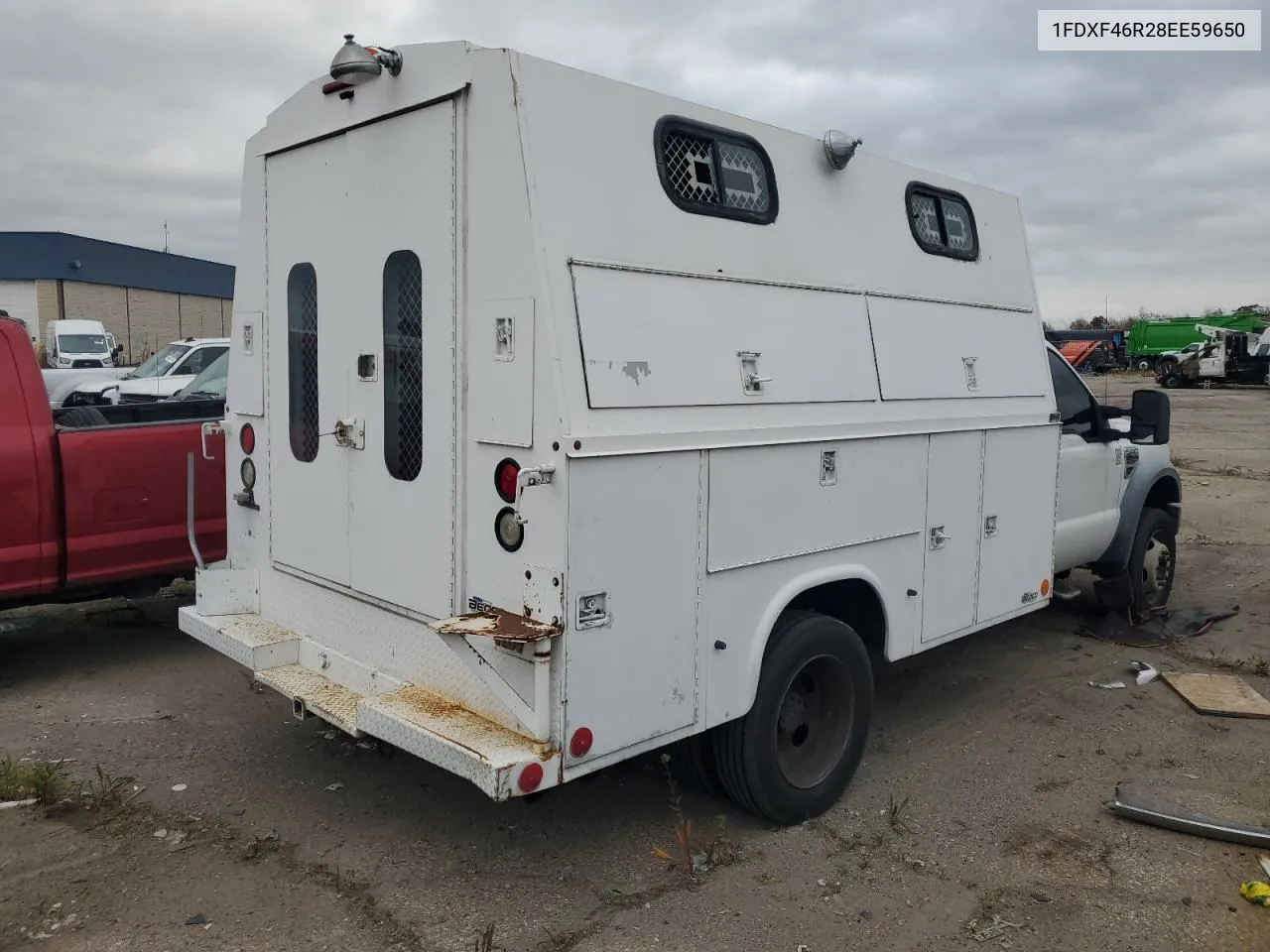 2008 Ford F450 Super Duty VIN: 1FDXF46R28EE59650 Lot: 78027194