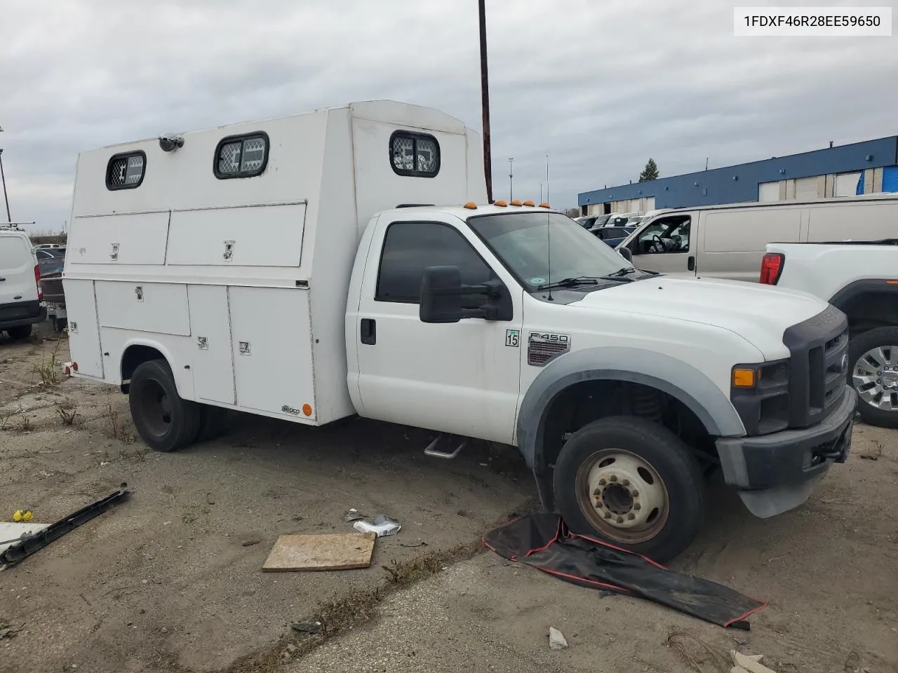 2008 Ford F450 Super Duty VIN: 1FDXF46R28EE59650 Lot: 78027194