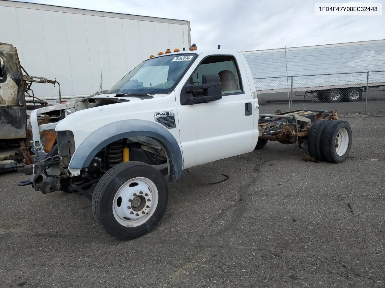 2008 Ford F450 Super Duty VIN: 1FD4F47Y08EC32448 Lot: 78465034