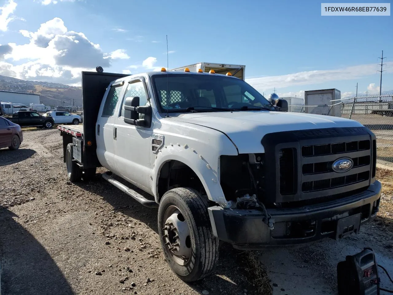 2008 Ford F450 Super Duty VIN: 1FDXW46R68EB77639 Lot: 78534924