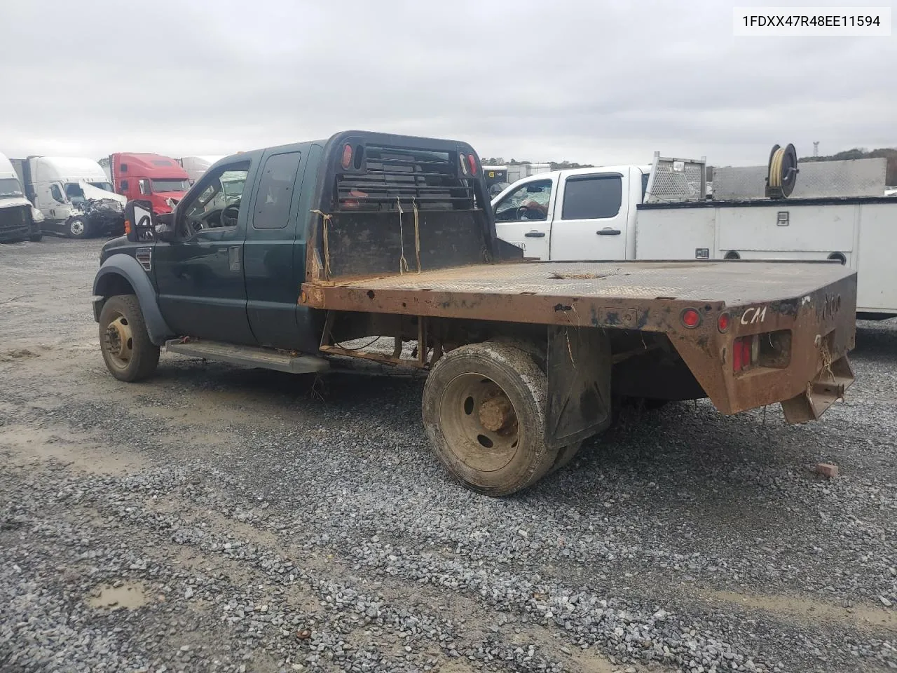 2008 Ford F450 Super Duty VIN: 1FDXX47R48EE11594 Lot: 79069654