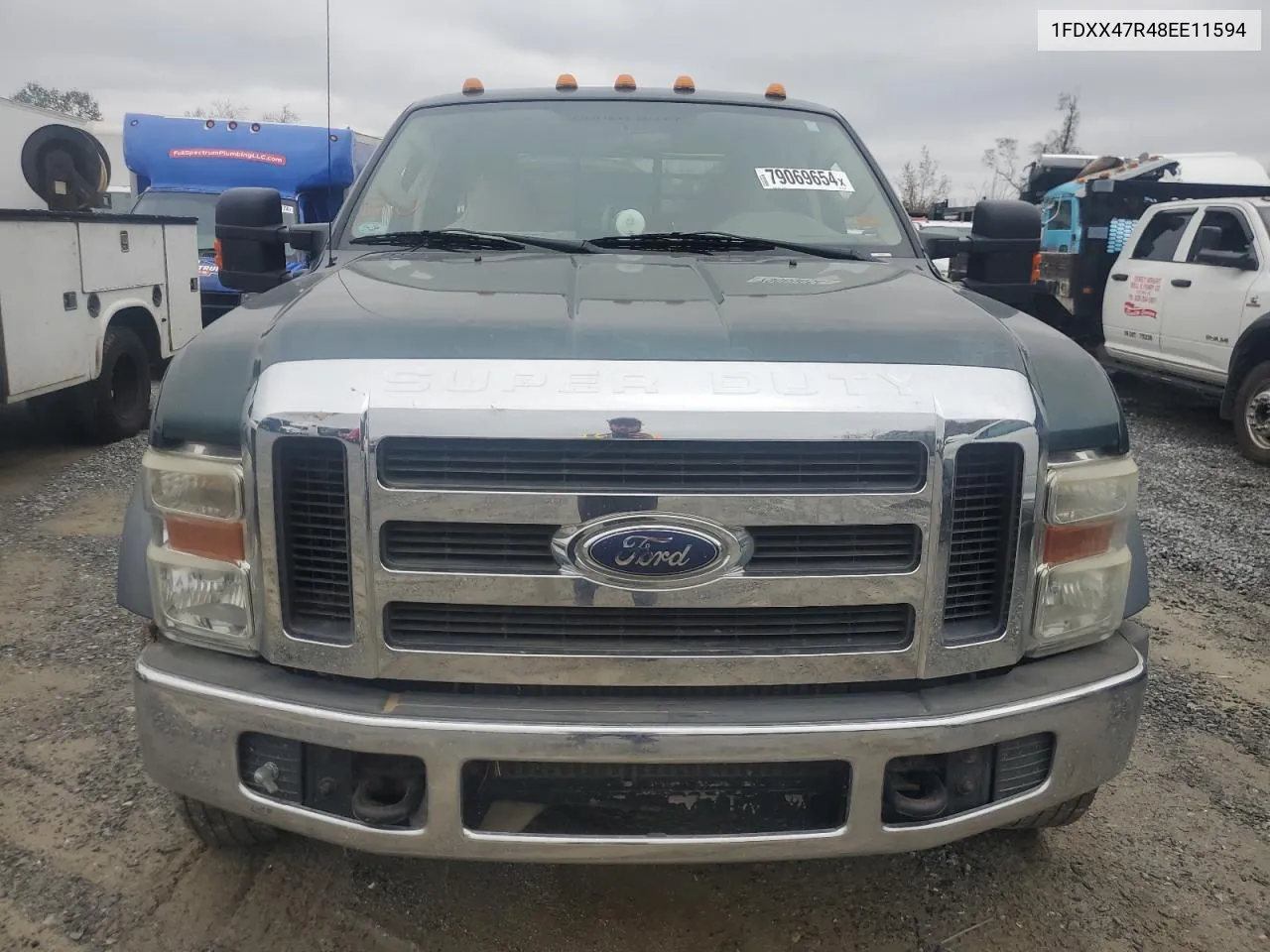 2008 Ford F450 Super Duty VIN: 1FDXX47R48EE11594 Lot: 79069654