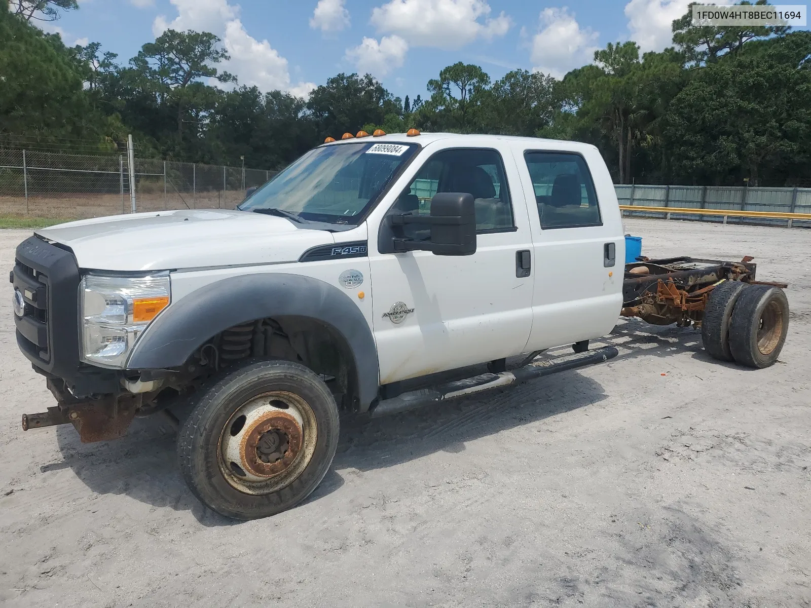 2011 Ford F450 Super Duty VIN: 1FD0W4HT8BEC11694 Lot: 68099084