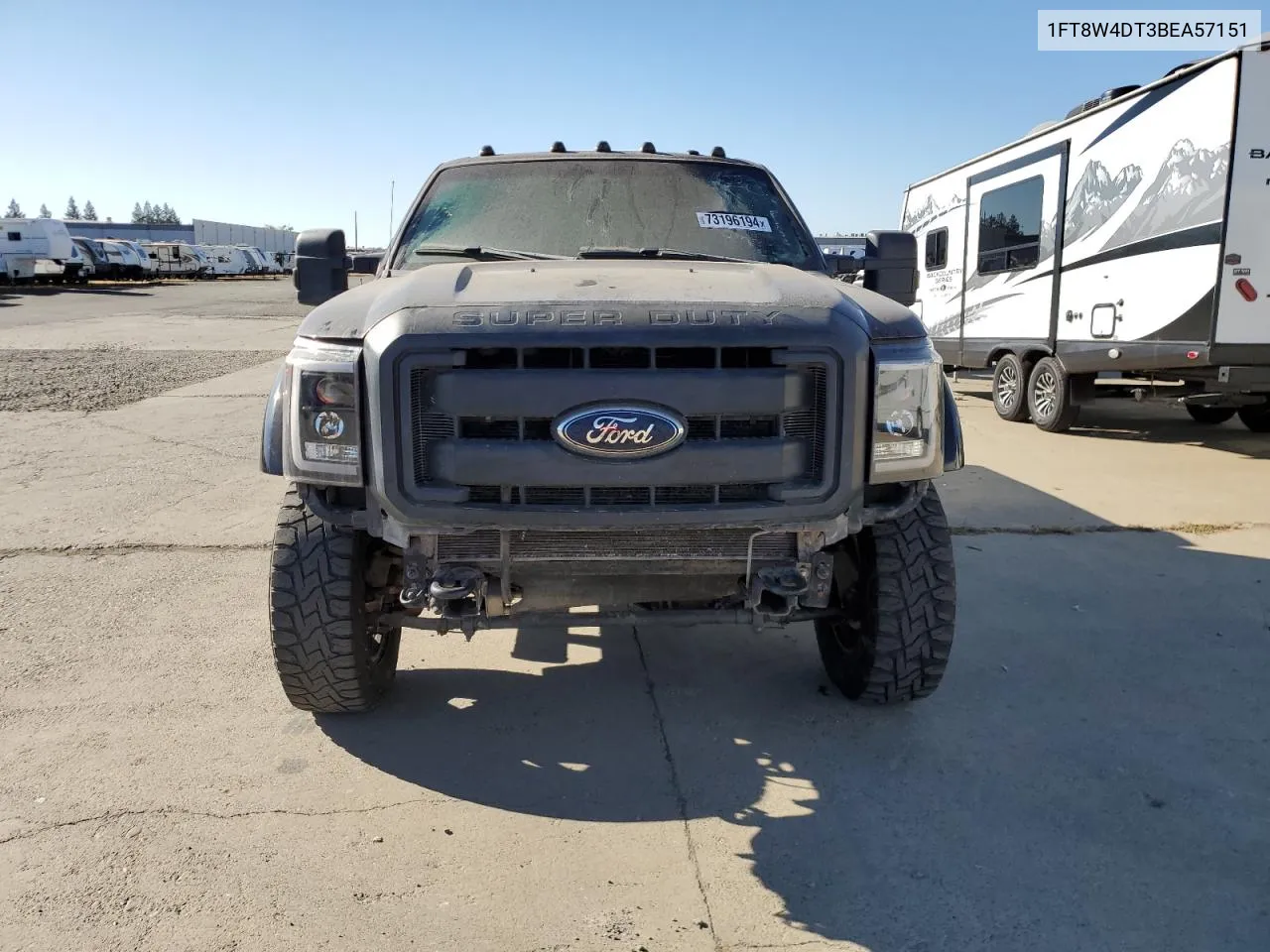 2011 Ford F450 Super Duty VIN: 1FT8W4DT3BEA57151 Lot: 73196194