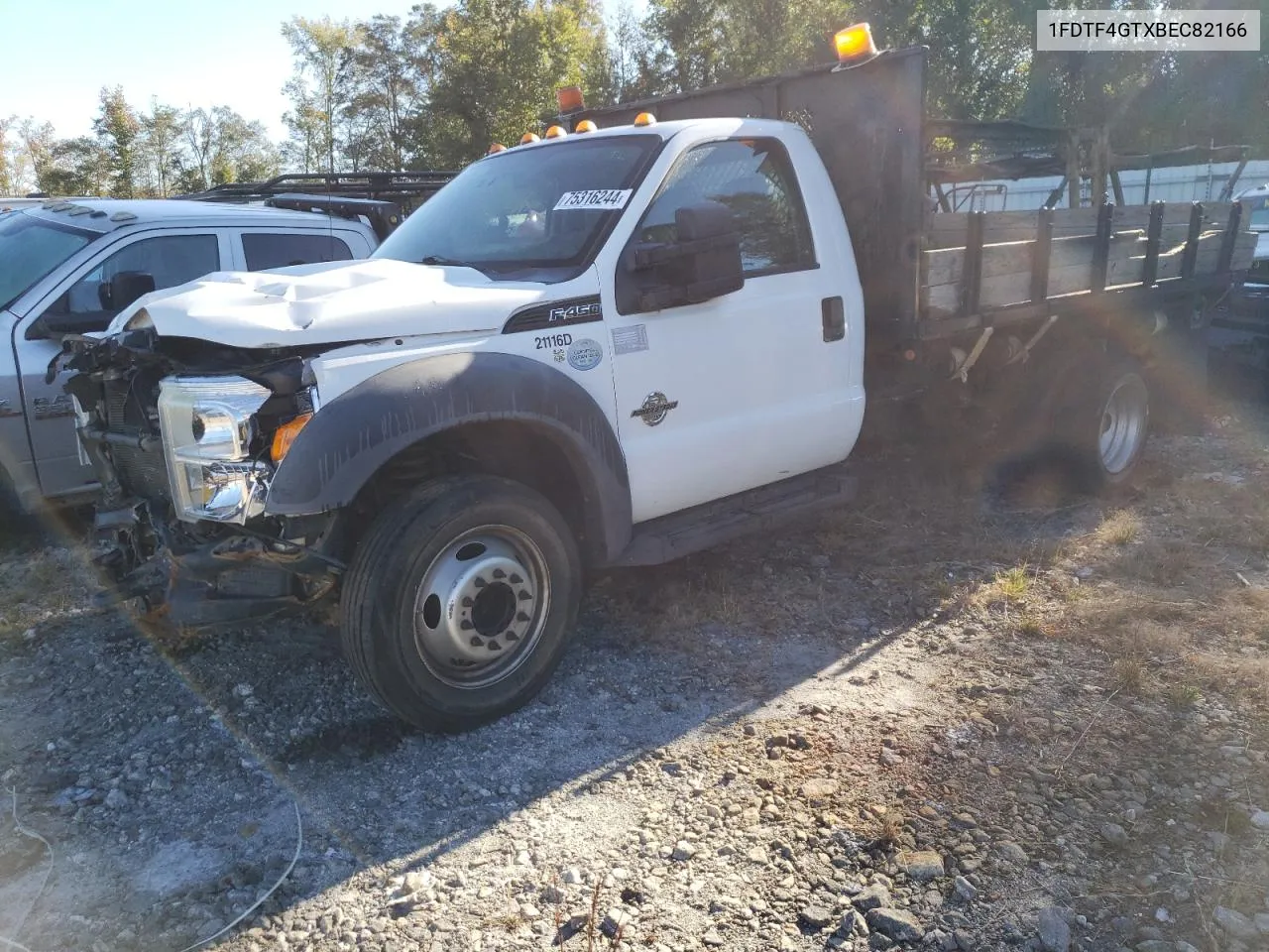 2011 Ford F450 Super Duty VIN: 1FDTF4GTXBEC82166 Lot: 75316244