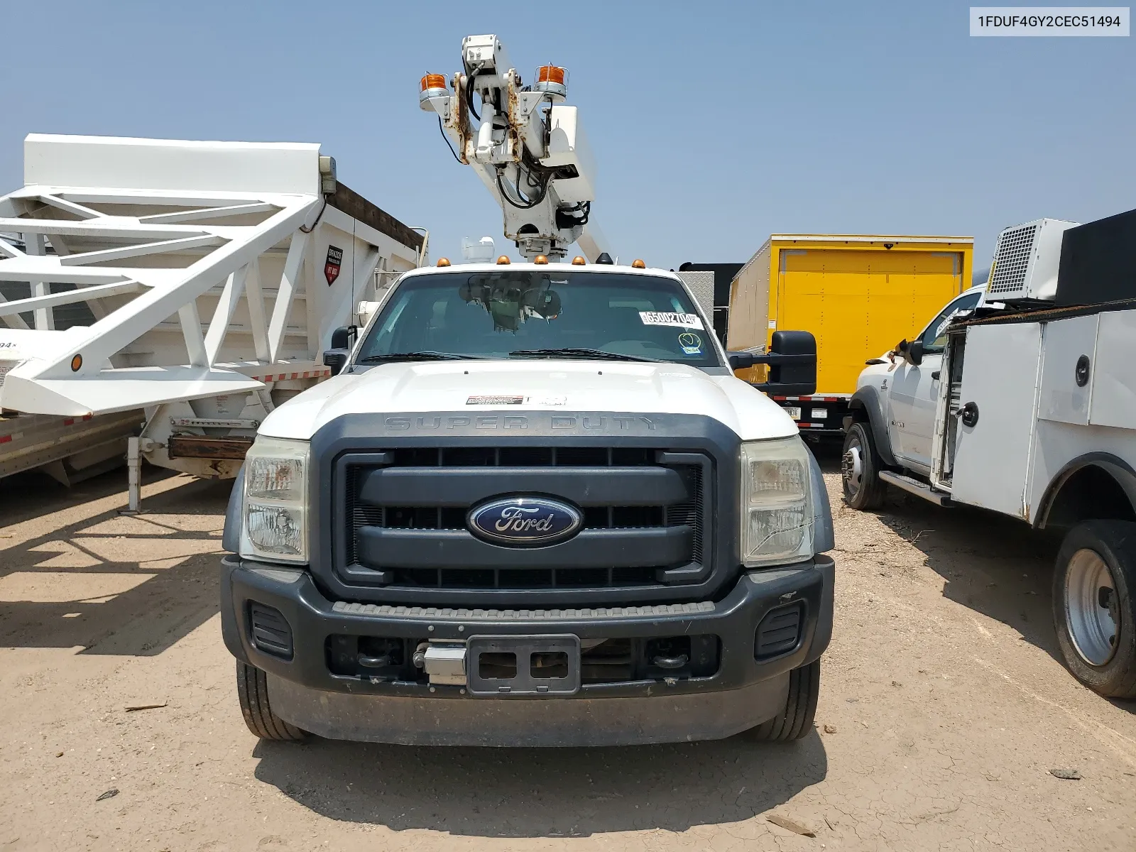 2012 Ford F450 Super Duty VIN: 1FDUF4GY2CEC51494 Lot: 67607054