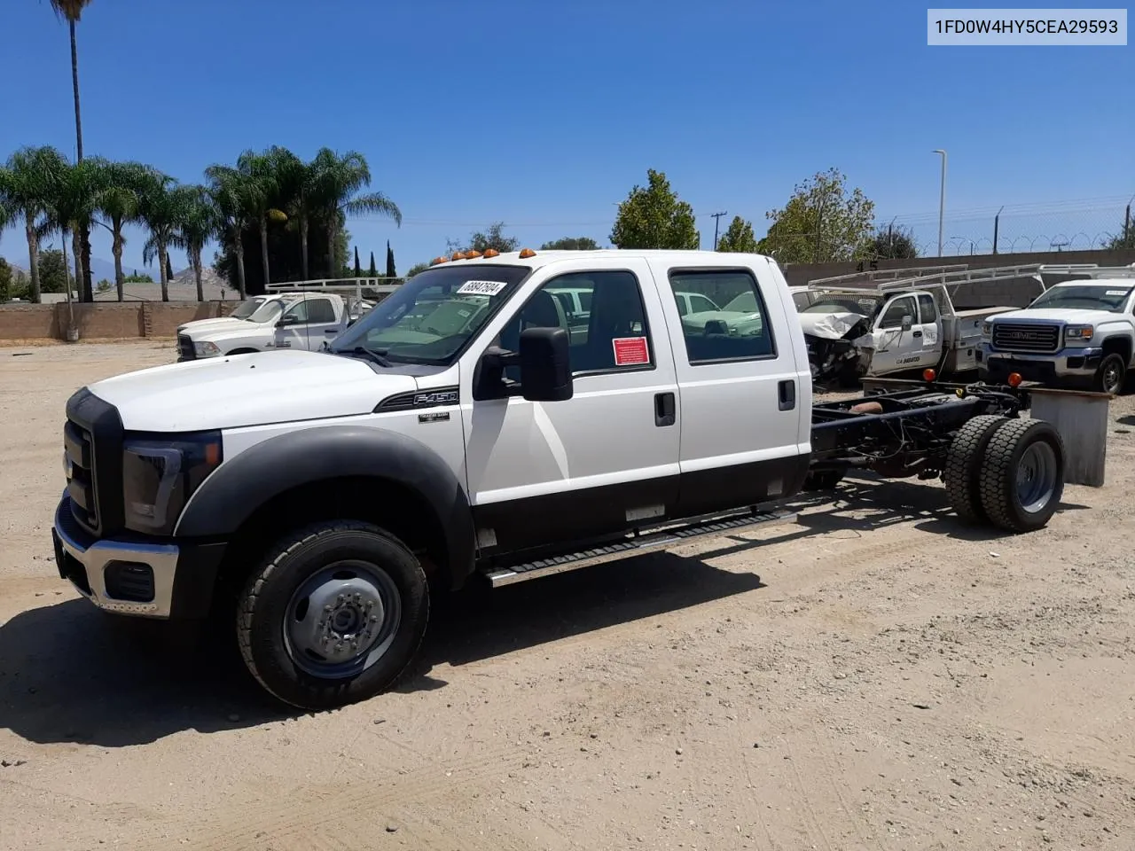 2012 Ford F450 Super Duty VIN: 1FD0W4HY5CEA29593 Lot: 68847504