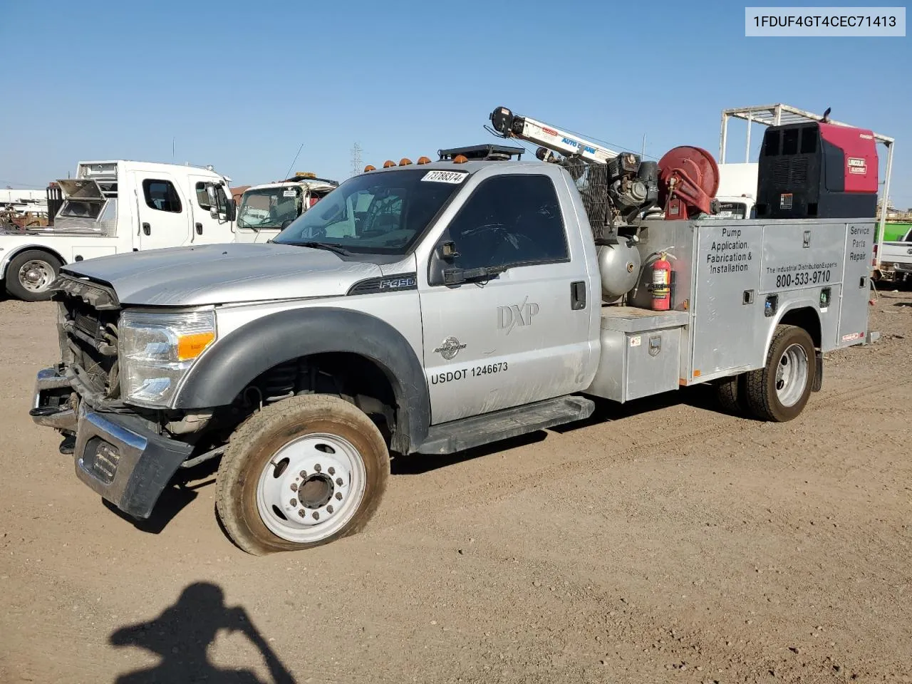 2012 Ford F450 Super Duty VIN: 1FDUF4GT4CEC71413 Lot: 73788374