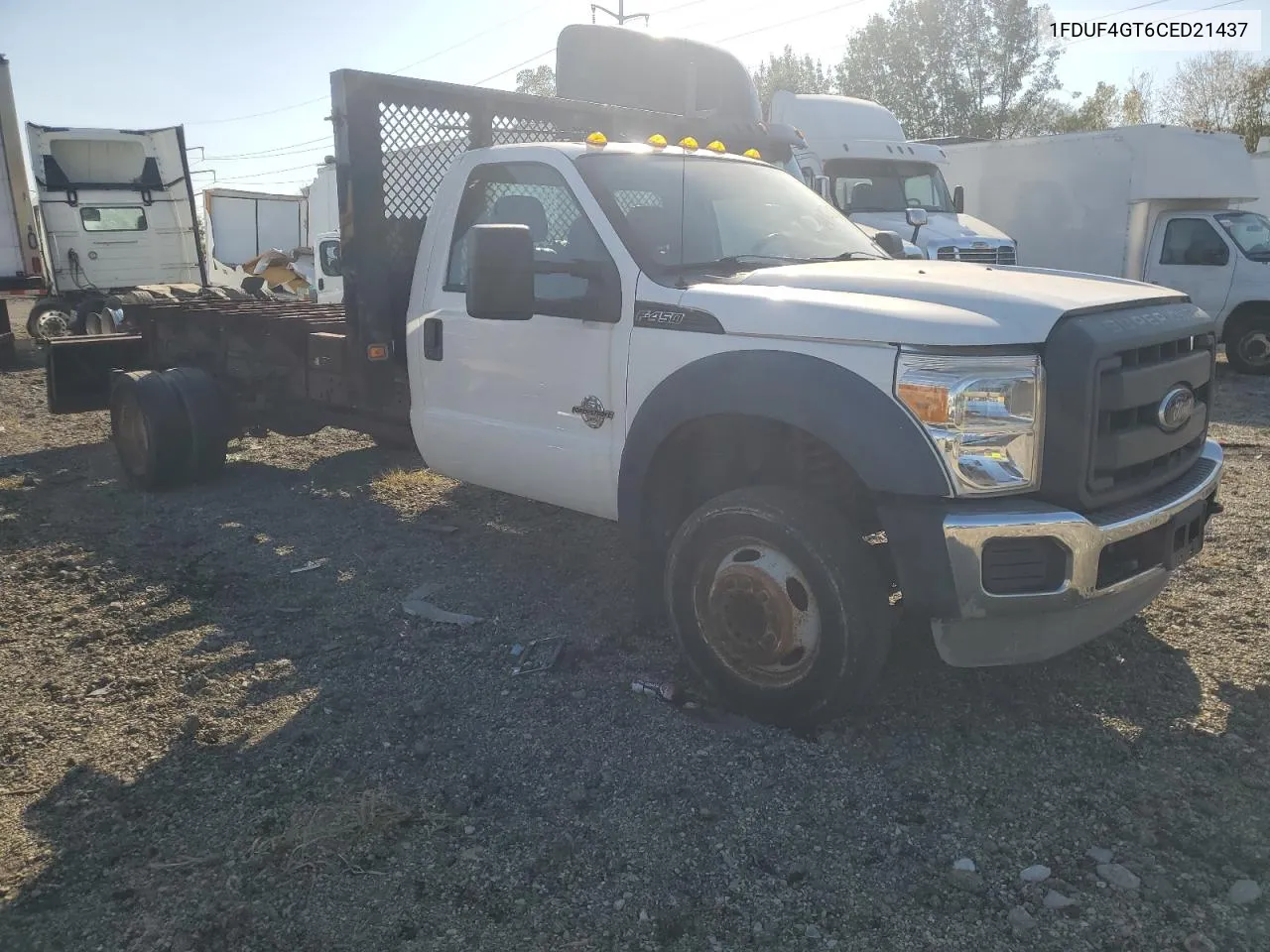 2012 Ford F450 Super Duty VIN: 1FDUF4GT6CED21437 Lot: 74402044