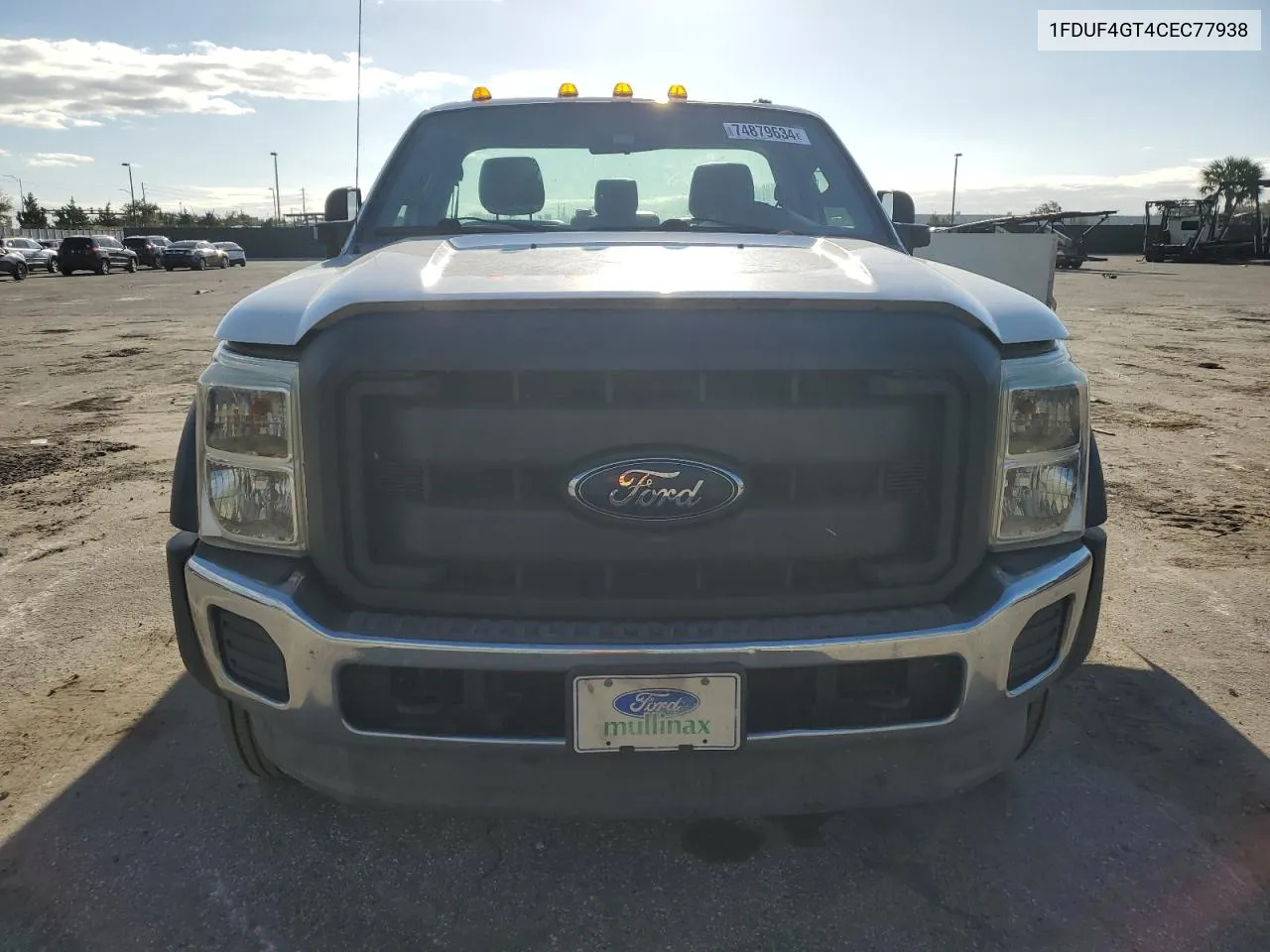 2012 Ford F450 Super Duty VIN: 1FDUF4GT4CEC77938 Lot: 74879634