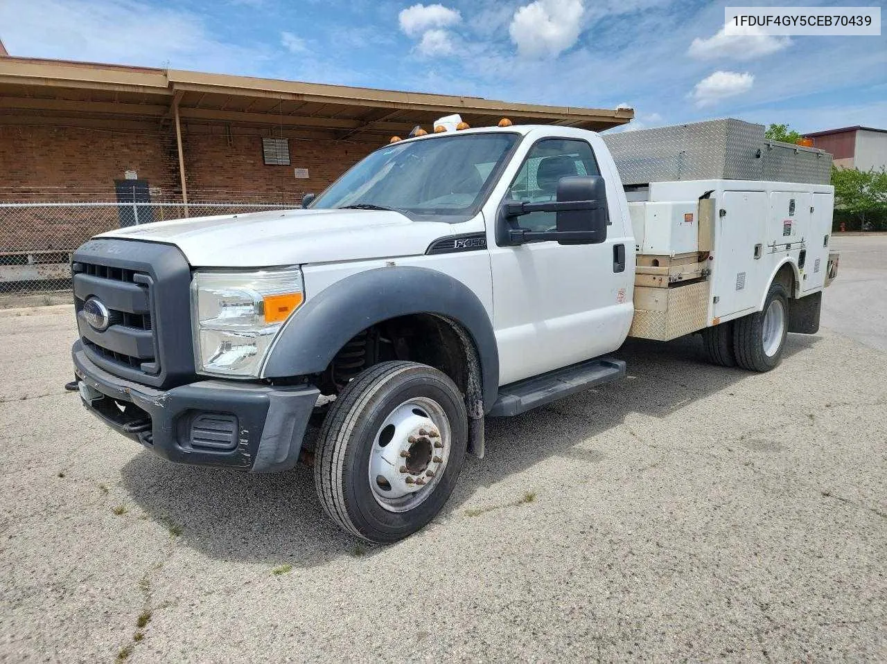 2012 Ford F450 Super Duty VIN: 1FDUF4GY5CEB70439 Lot: 77476134