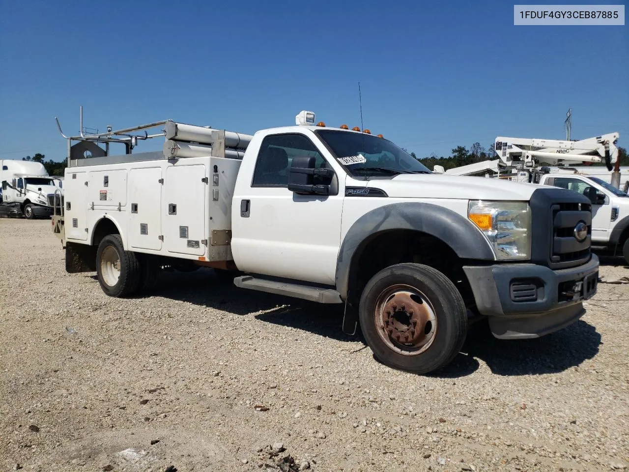 2012 Ford F450 Super Duty VIN: 1FDUF4GY3CEB87885 Lot: 78274264