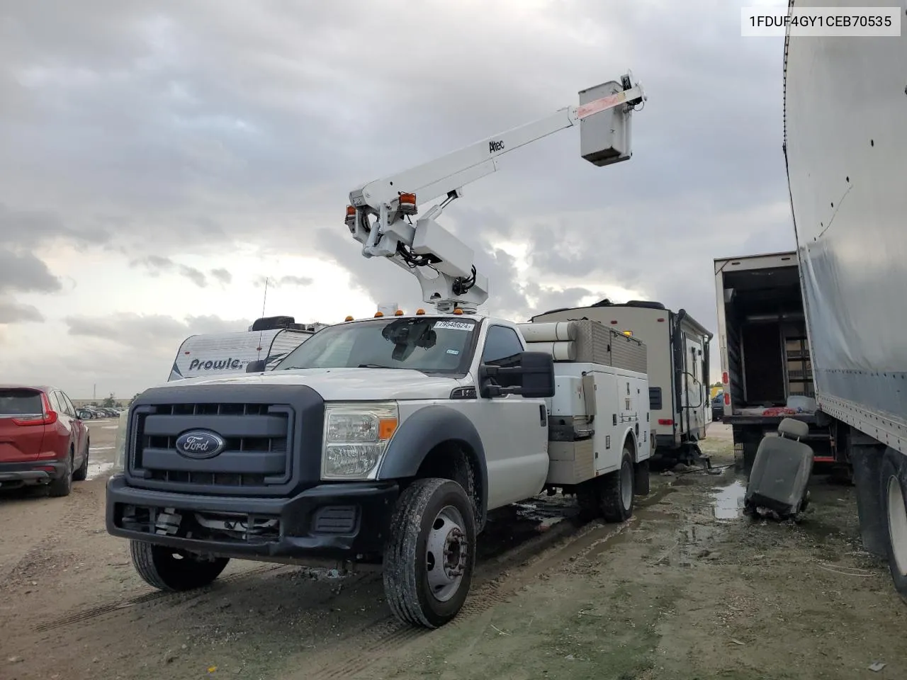 2012 Ford F450 Super Duty VIN: 1FDUF4GY1CEB70535 Lot: 79548624